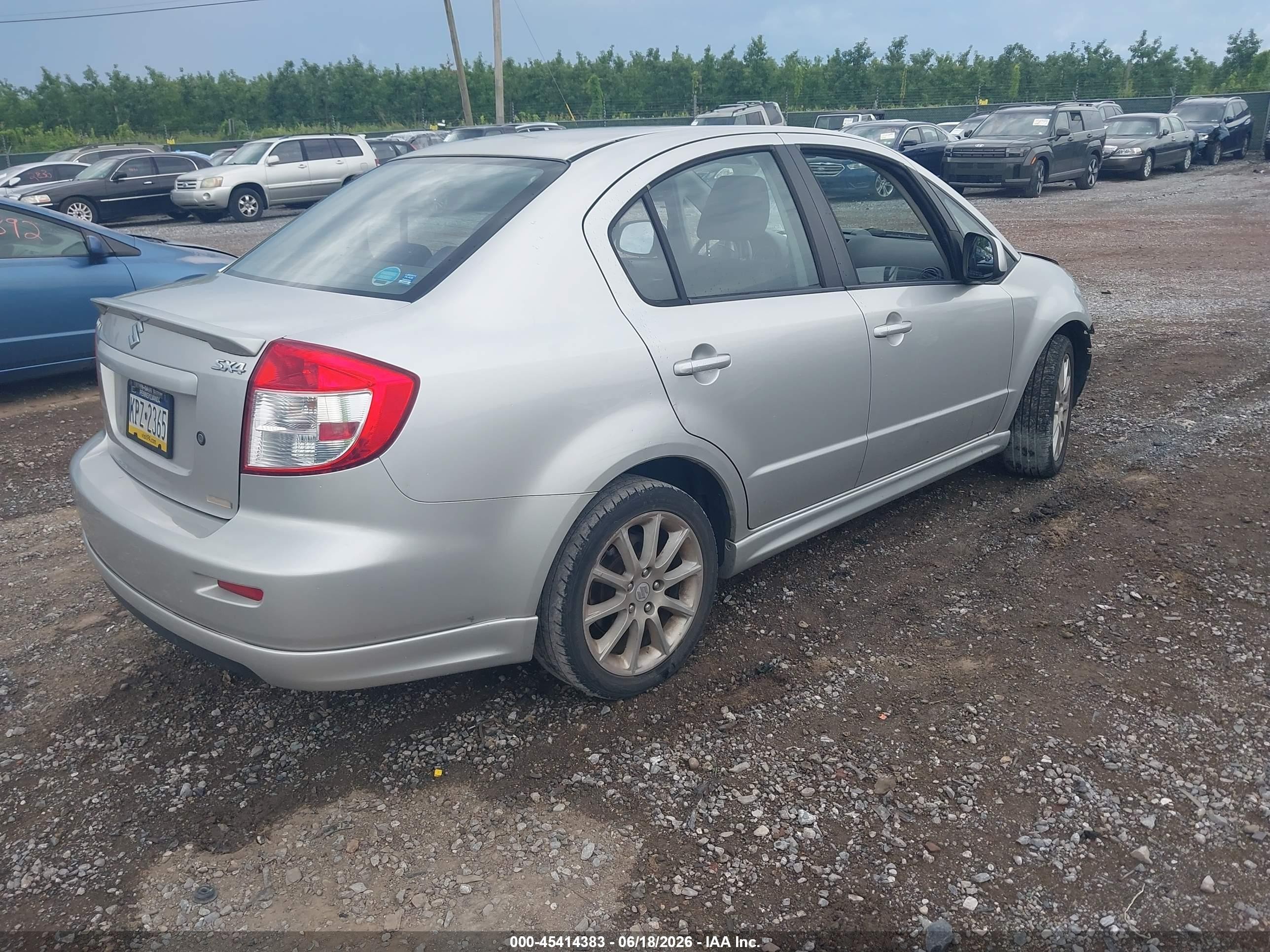 2009 Suzuki Sx4 Sport/sport Technology Gray vin: JS2YC414896201518