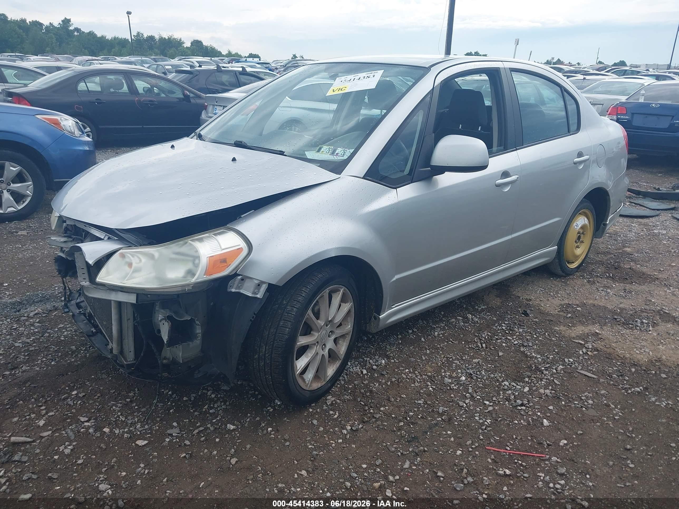 2009 Suzuki Sx4 Sport/sport Technology Gray vin: JS2YC414896201518