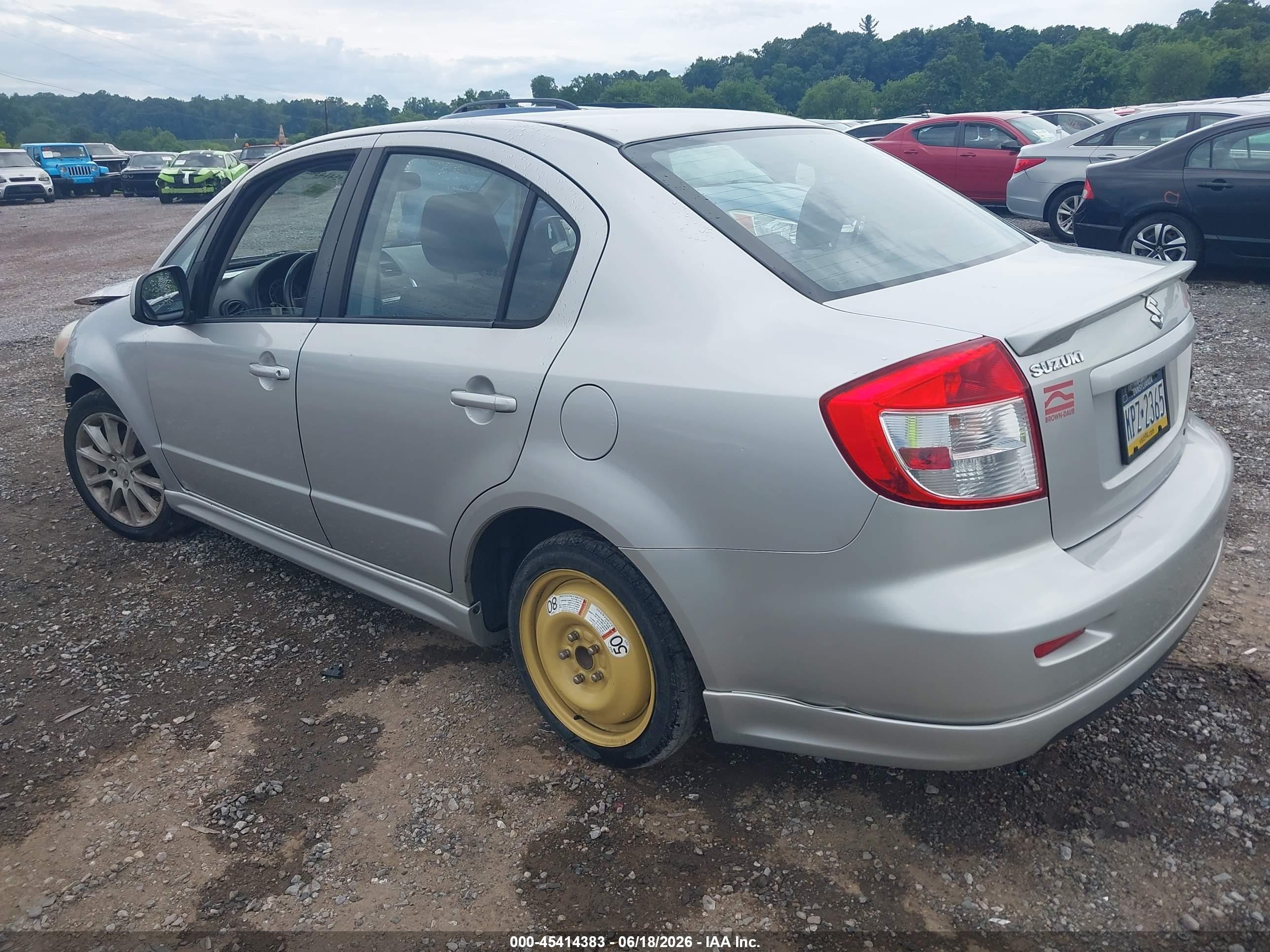 2009 Suzuki Sx4 Sport/sport Technology Gray vin: JS2YC414896201518