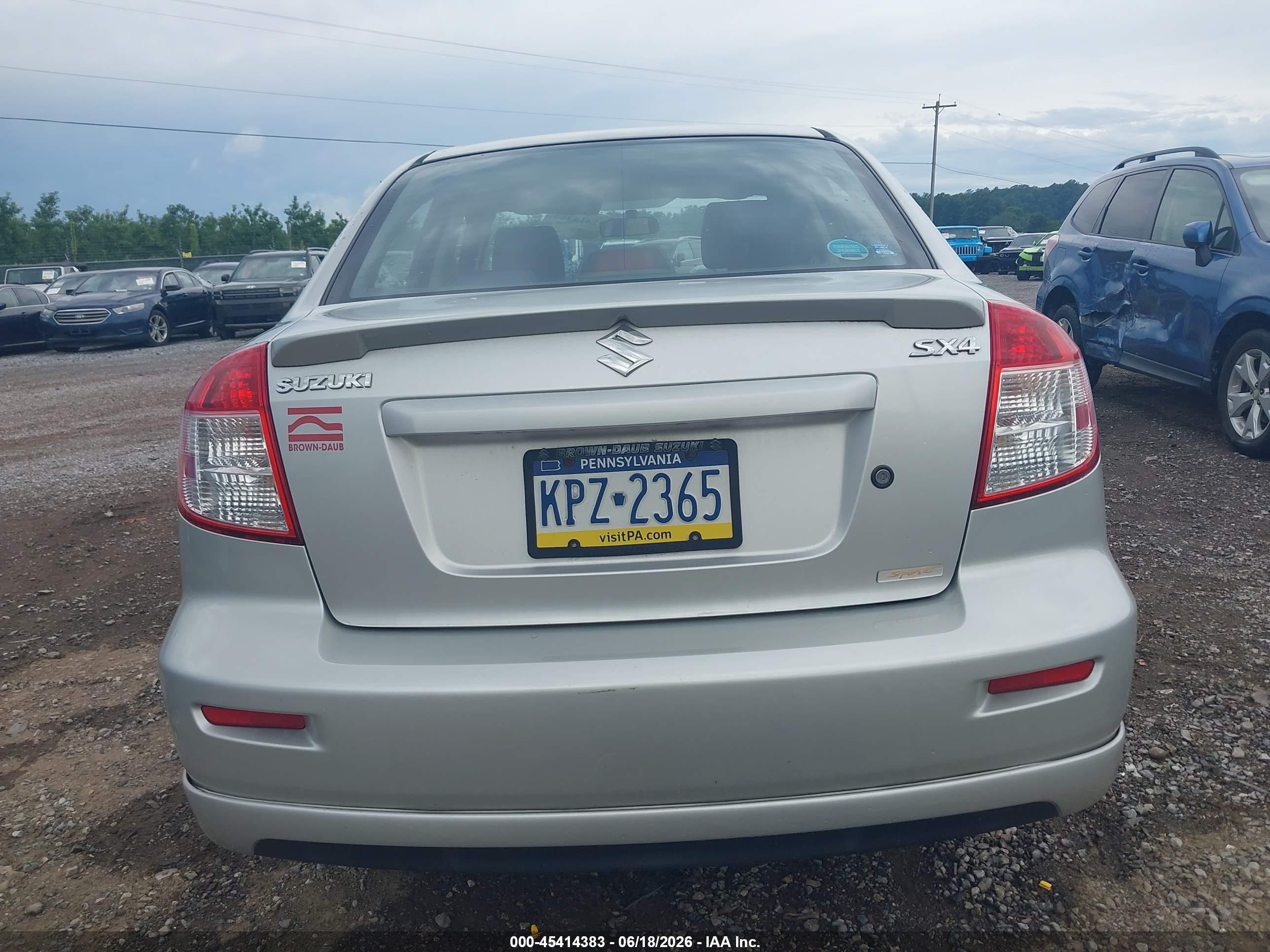 2009 Suzuki Sx4 Sport/sport Technology Gray vin: JS2YC414896201518