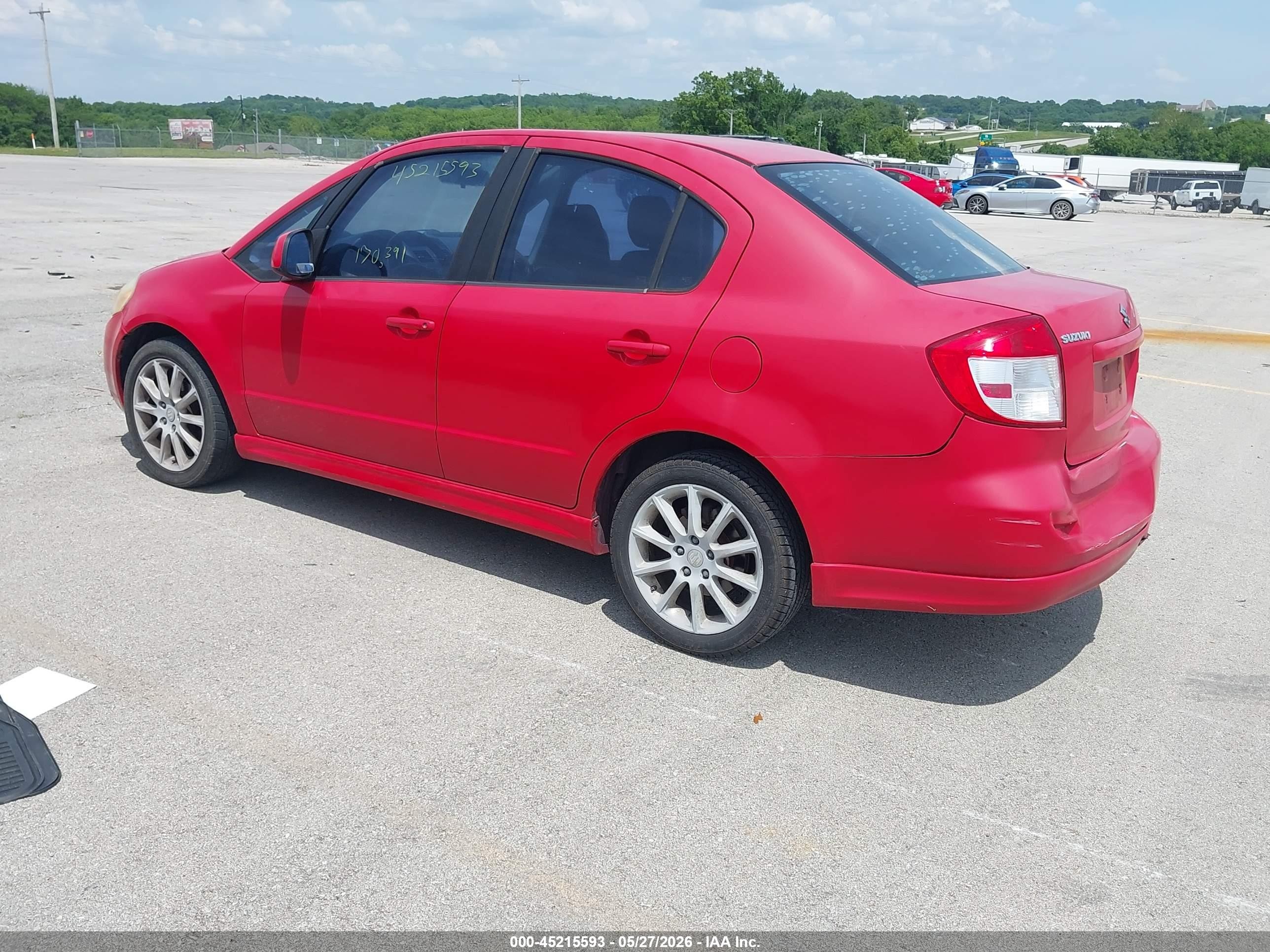 2008 Suzuki Sx4 Sport Convenience/sport Road Trip Edition Touring 2 Красный vin: JS2YC415085107047