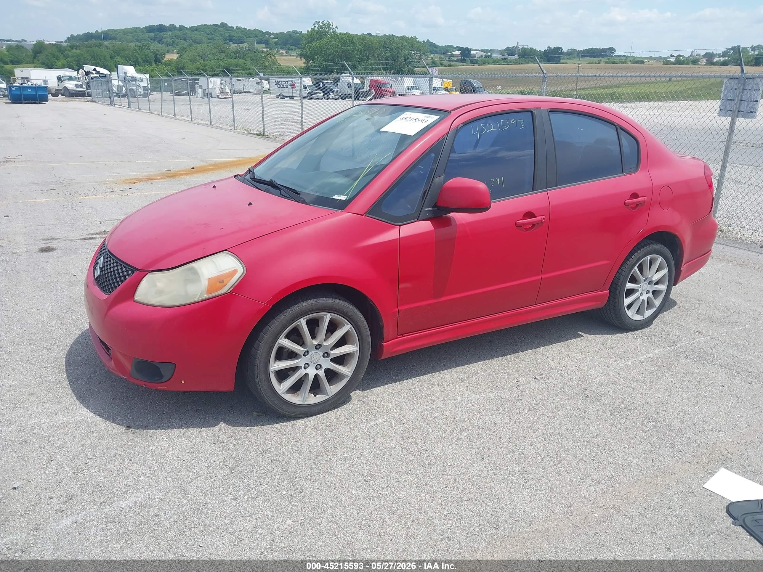2008 Suzuki Sx4 Sport Convenience/sport Road Trip Edition Touring 2 Красный vin: JS2YC415085107047