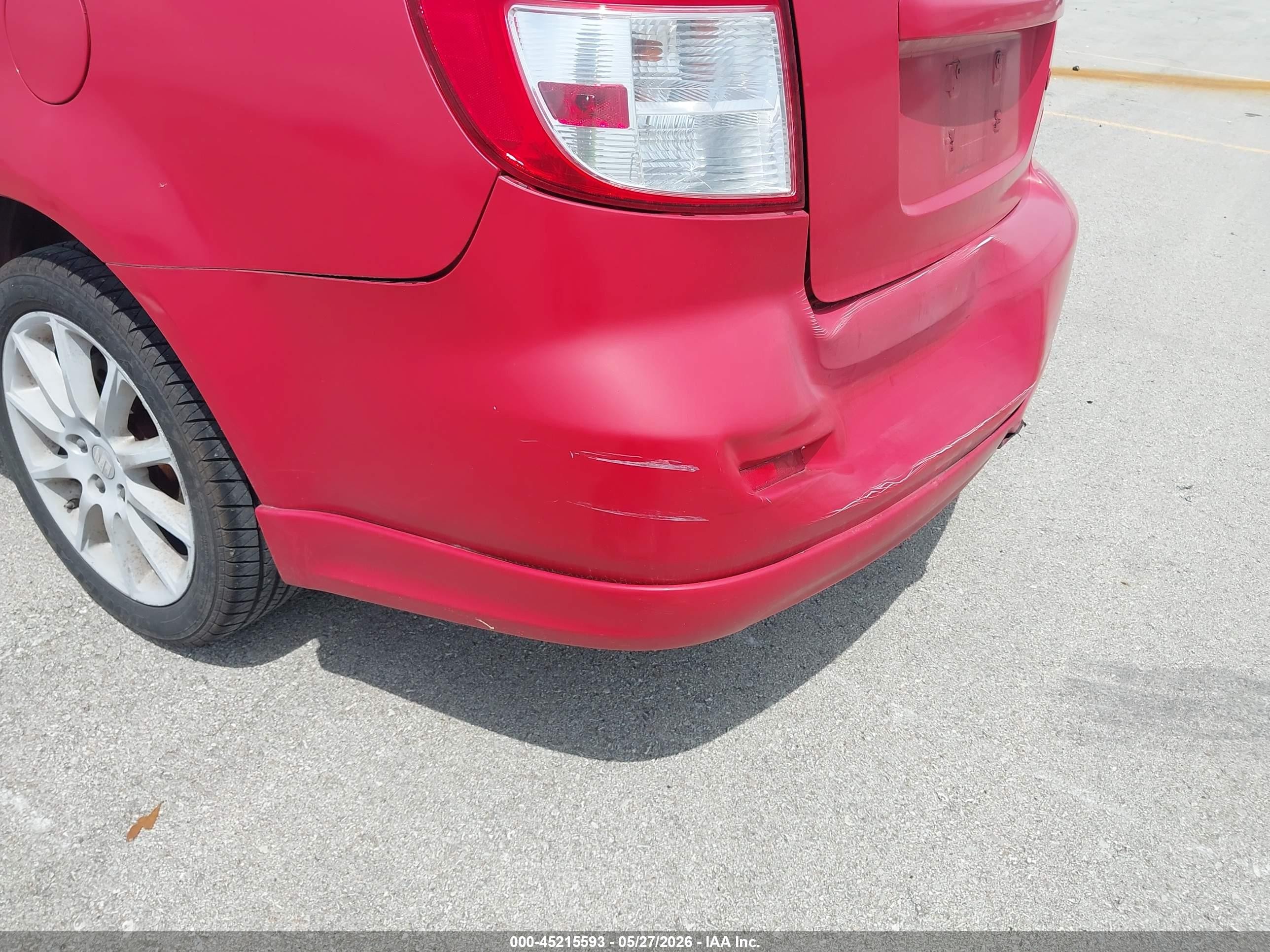 2008 Suzuki Sx4 Sport Convenience/sport Road Trip Edition Touring 2 Красный vin: JS2YC415085107047