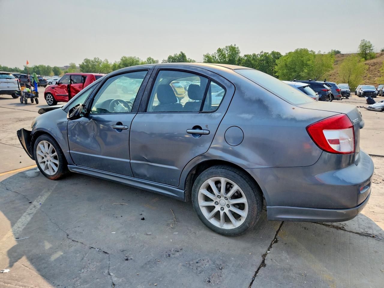 2008 Suzuki Sx4 Convenience/touring Gray vin: JS2YC415385105261