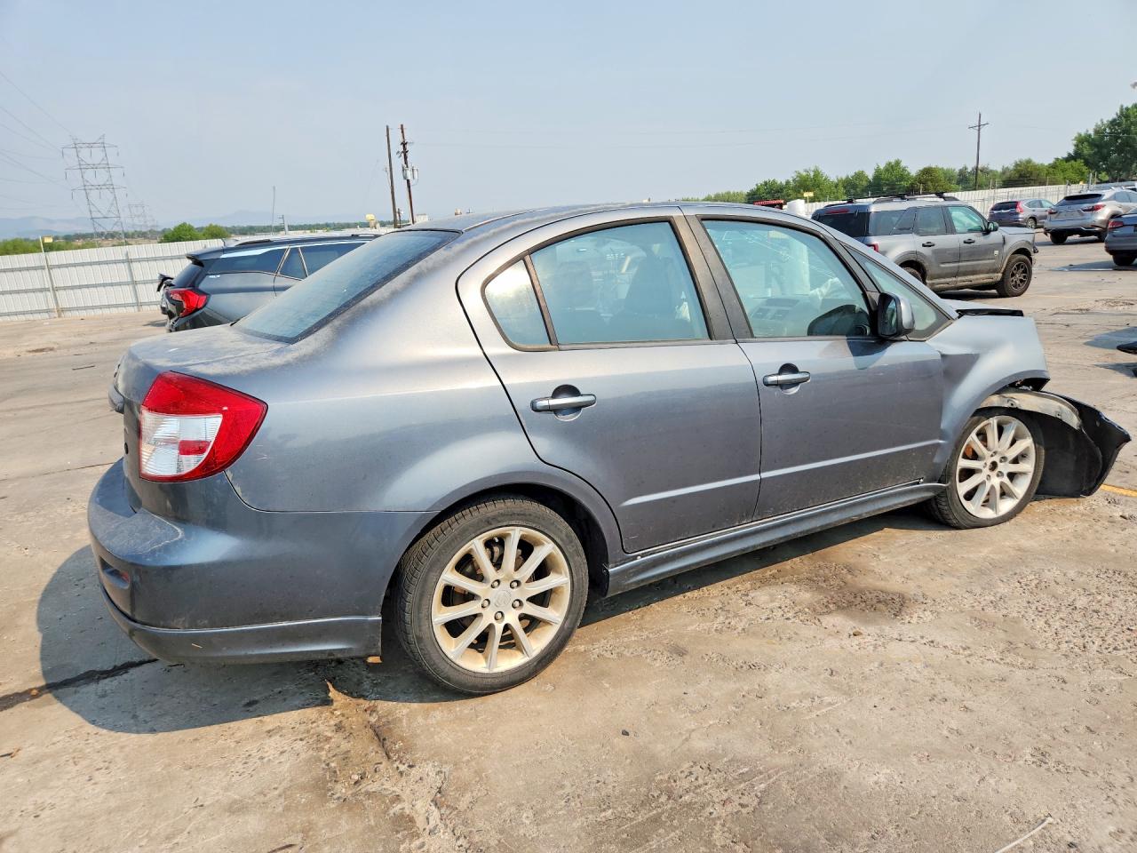 2008 Suzuki Sx4 Convenience/touring Gray vin: JS2YC415385105261