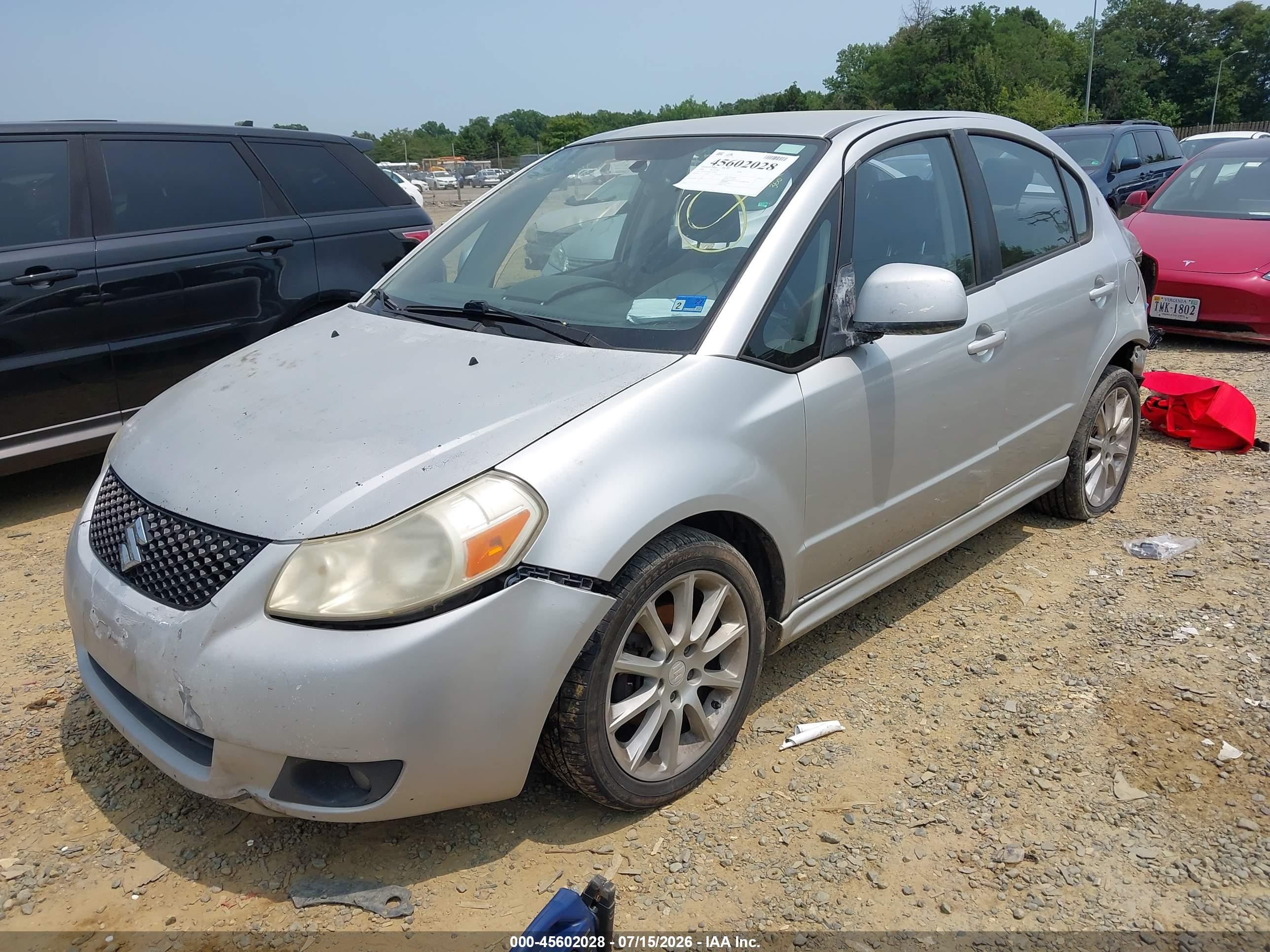 2008 Suzuki Sx4 Sport Convenience/sport Road Trip Edition Touring 2 Silver vin: JS2YC415985100419