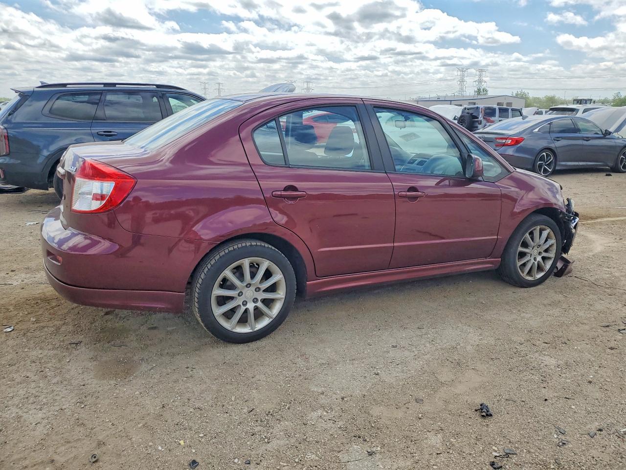 2008 Suzuki Sx4 Convenience Maroon vin: JS2YC415X85109758