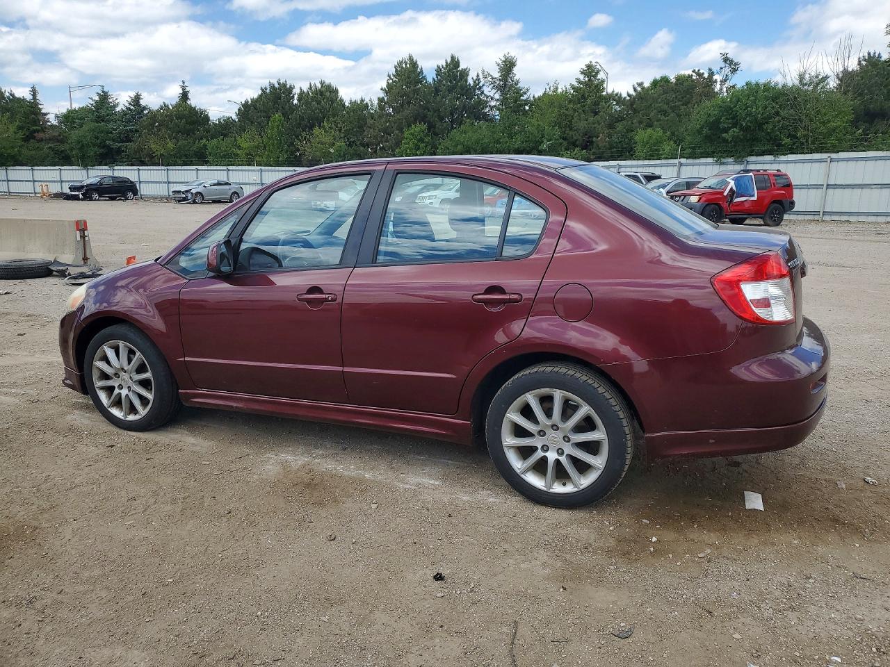 2008 Suzuki Sx4 Convenience Maroon vin: JS2YC415X85109758