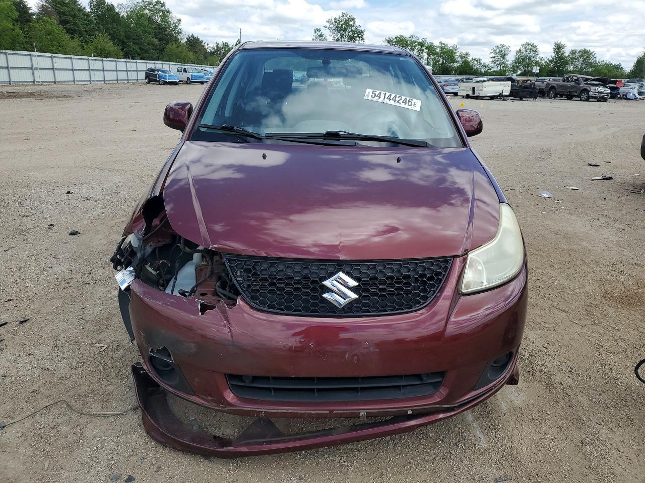 2008 Suzuki Sx4 Convenience Maroon vin: JS2YC415X85109758