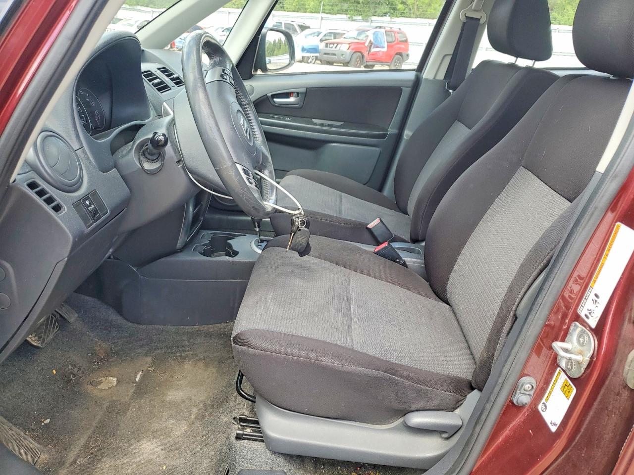 2008 Suzuki Sx4 Convenience Maroon vin: JS2YC415X85109758