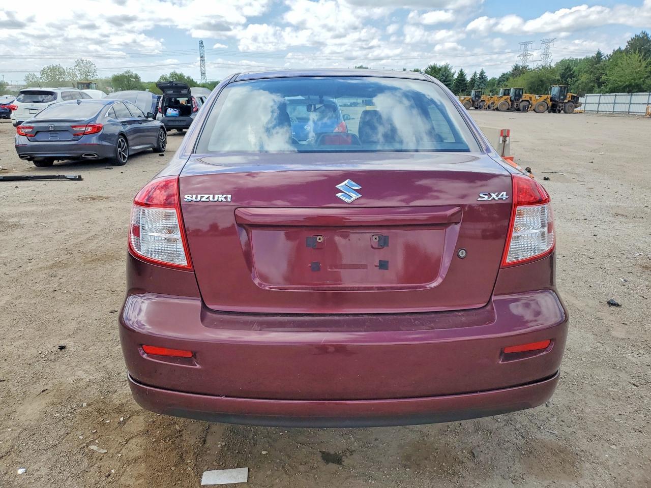2008 Suzuki Sx4 Convenience Maroon vin: JS2YC415X85109758