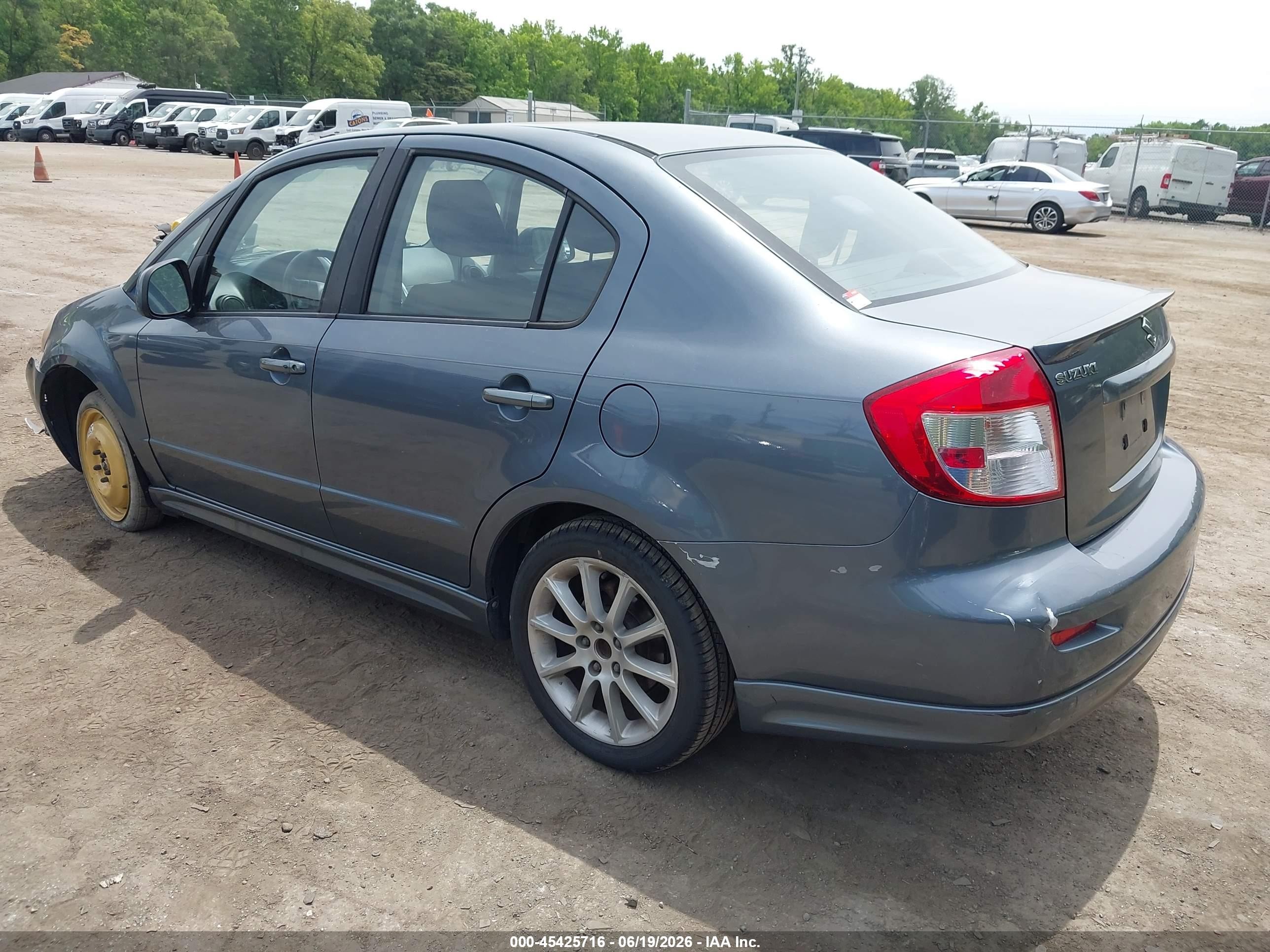 2008 Suzuki Sx4 Sport Touring 2 Gray vin: JS2YC417085100116