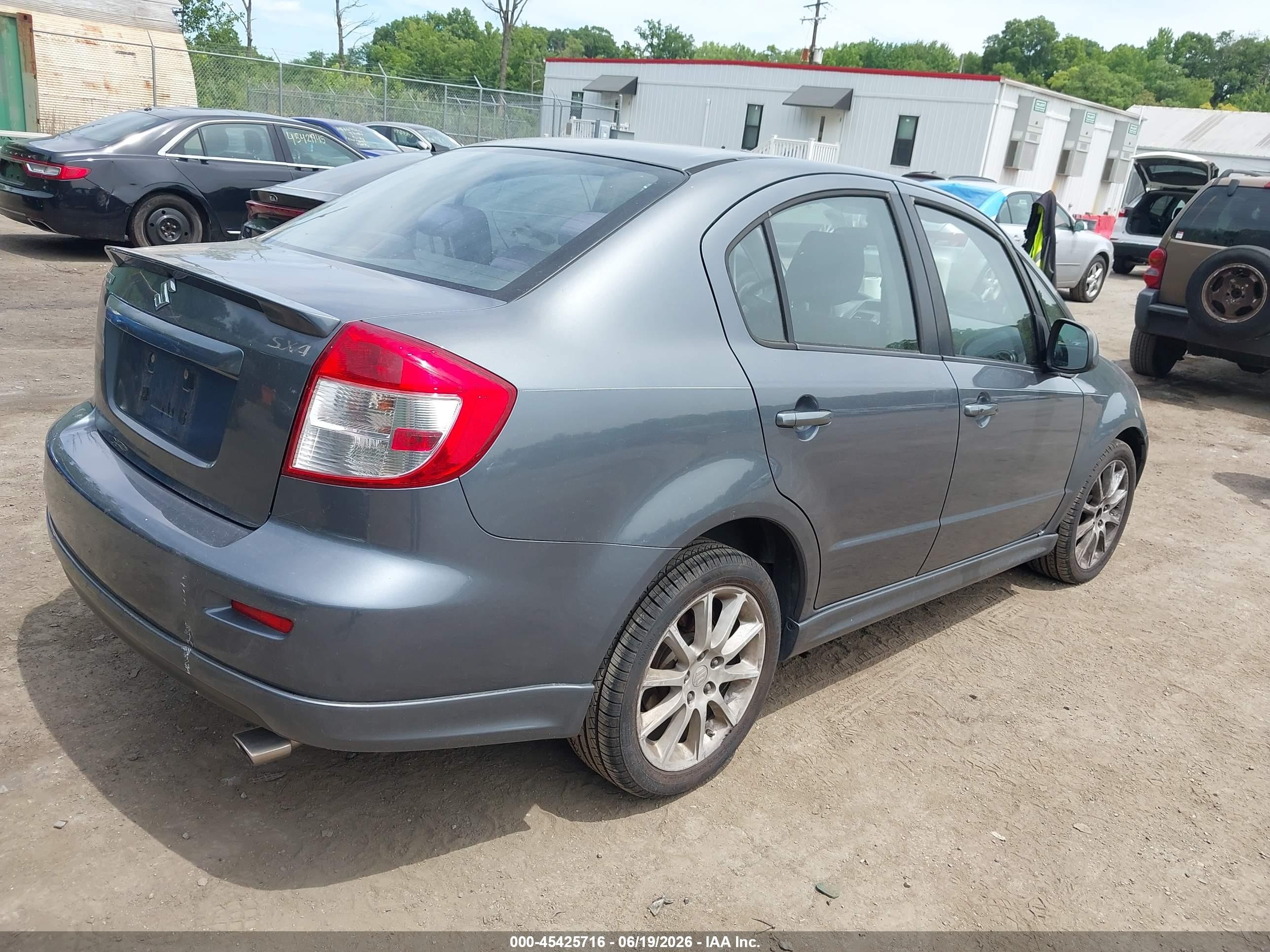 2008 Suzuki Sx4 Sport Touring 2 Gray vin: JS2YC417085100116