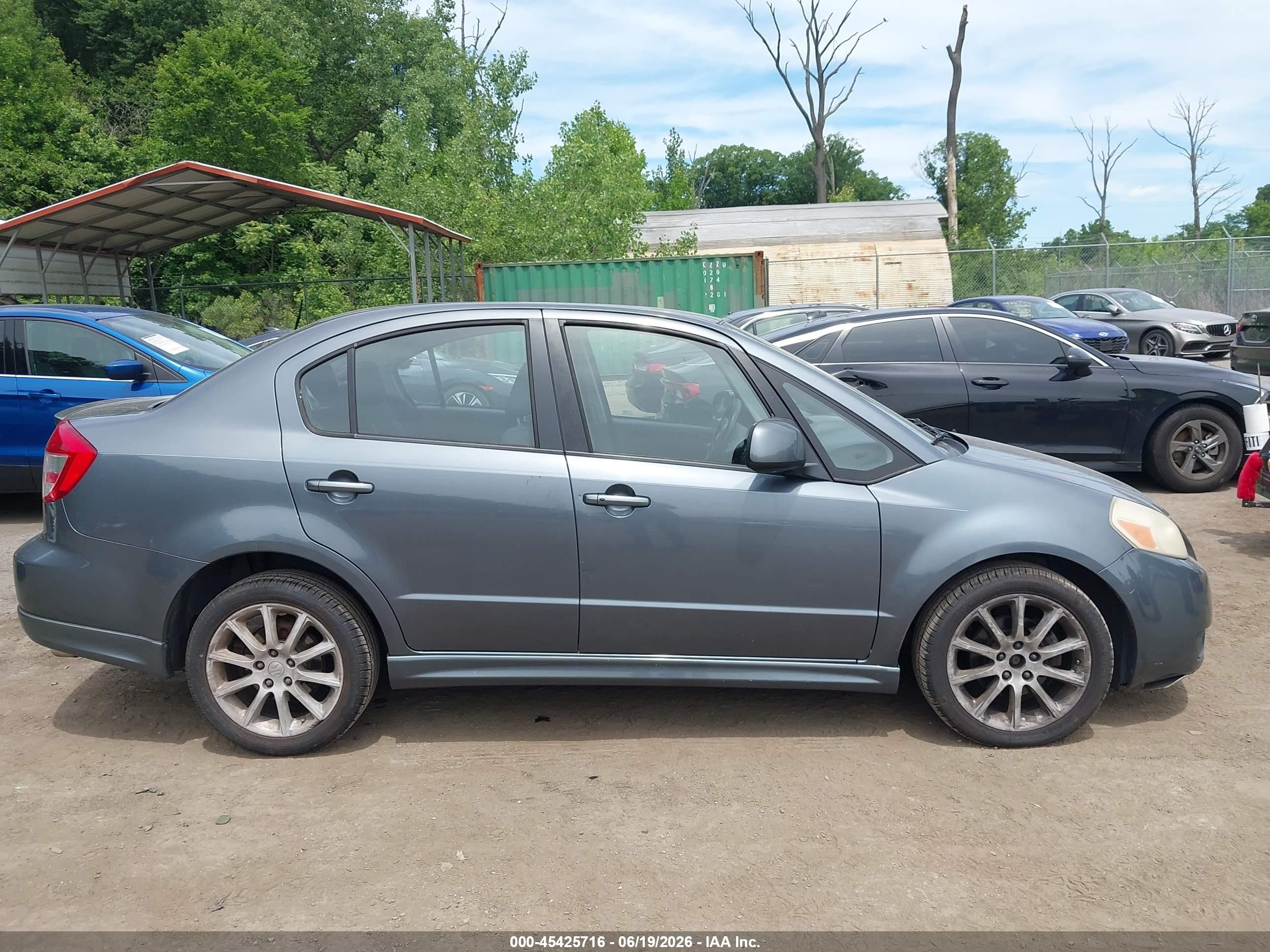 2008 Suzuki Sx4 Sport Touring 2 Gray vin: JS2YC417085100116