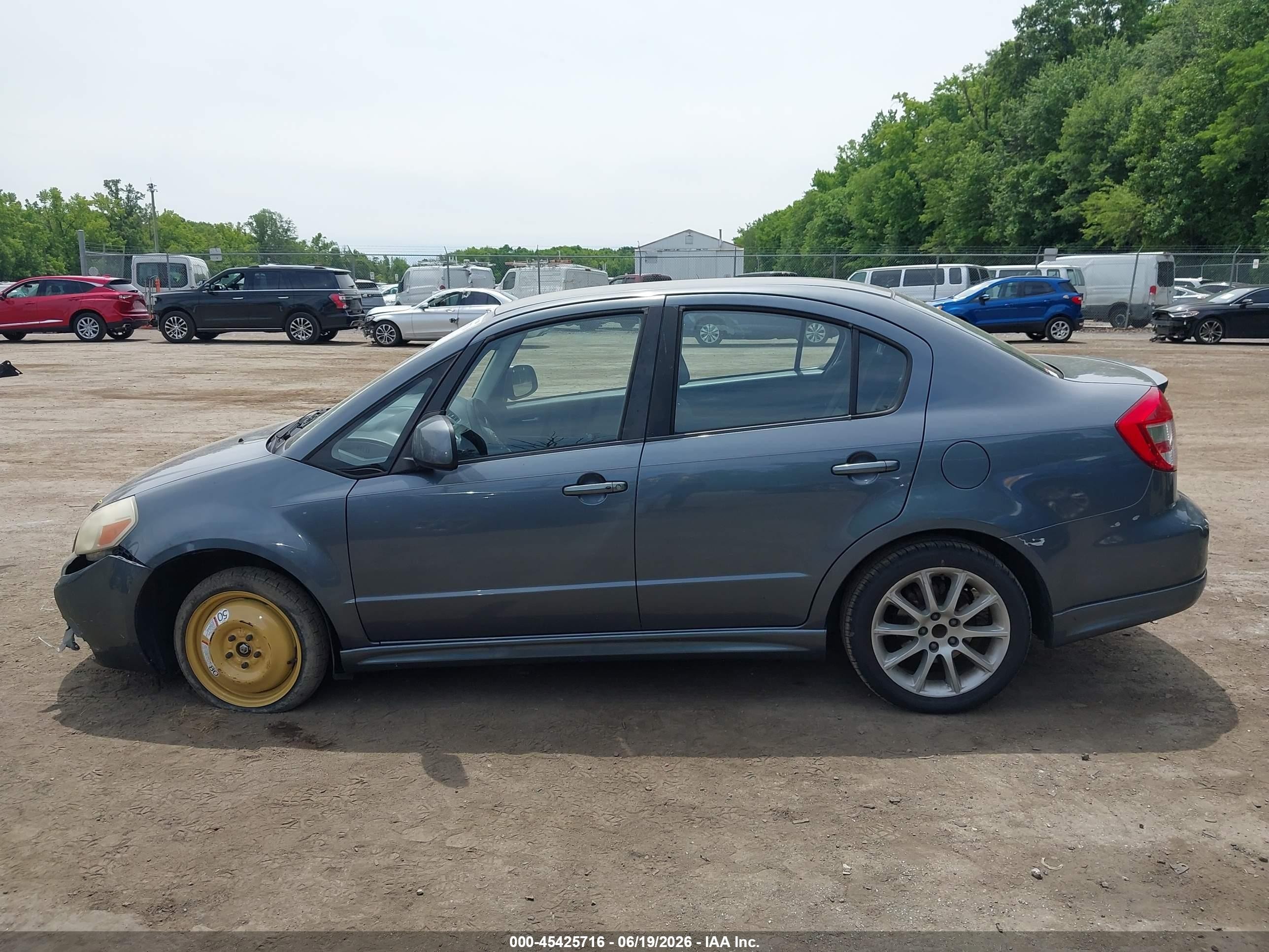 2008 Suzuki Sx4 Sport Touring 2 Gray vin: JS2YC417085100116