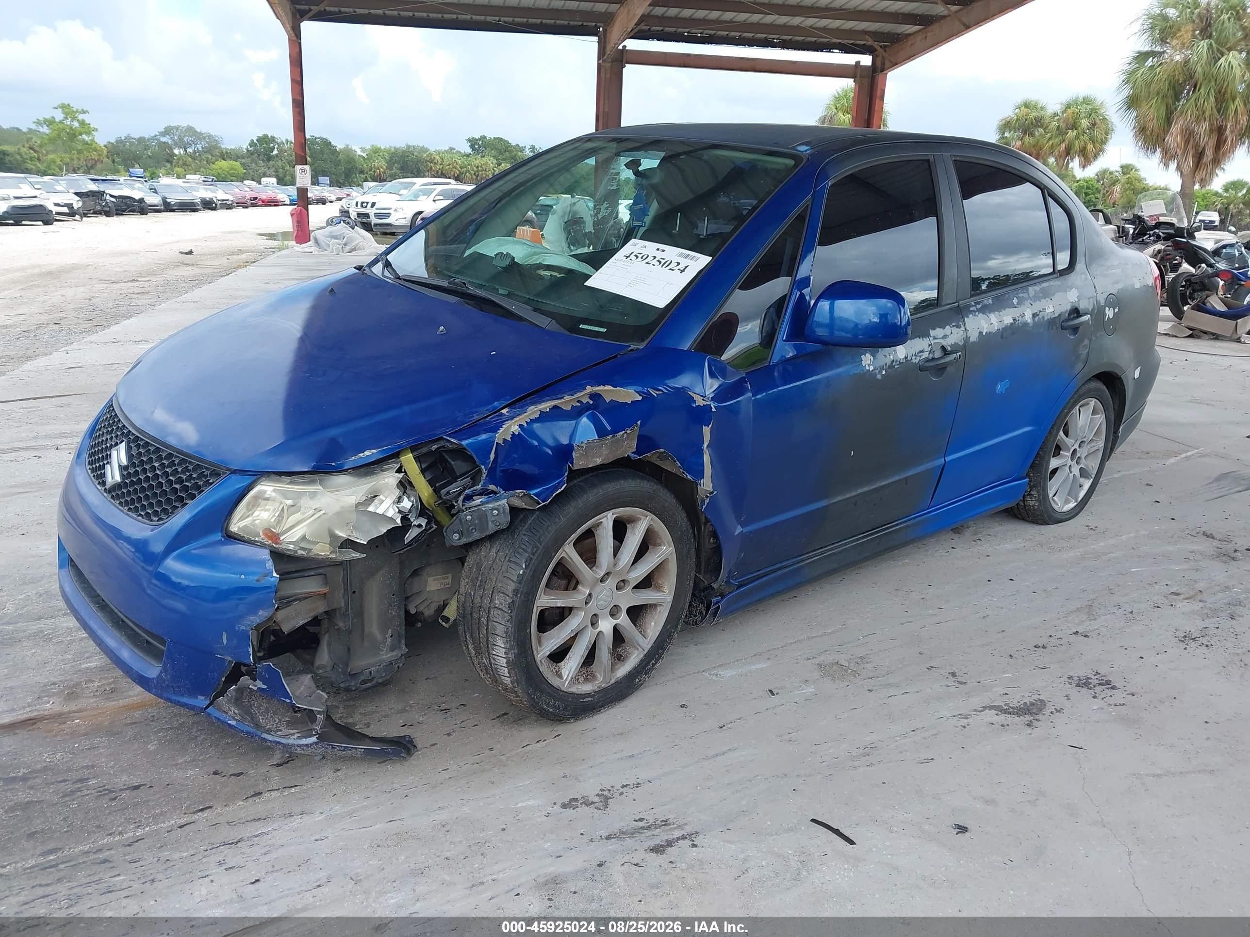 2009 Suzuki Sx4 Touring Blue vin: JS2YC417196201564