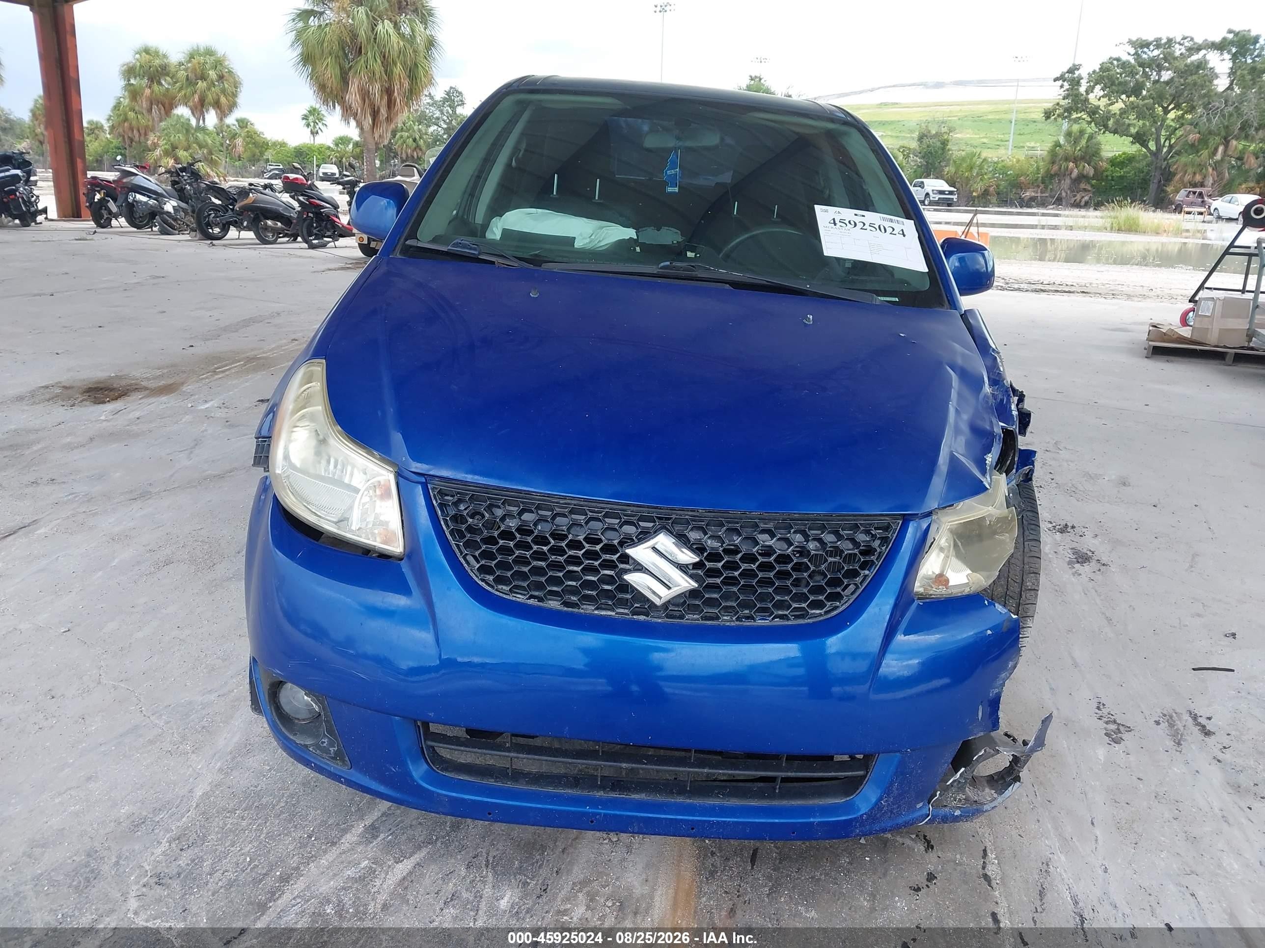 2009 Suzuki Sx4 Touring Blue vin: JS2YC417196201564