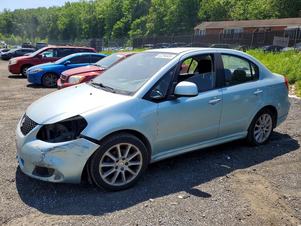 2009 Suzuki Sx4 Touring Blue vin: JS2YC417596200465