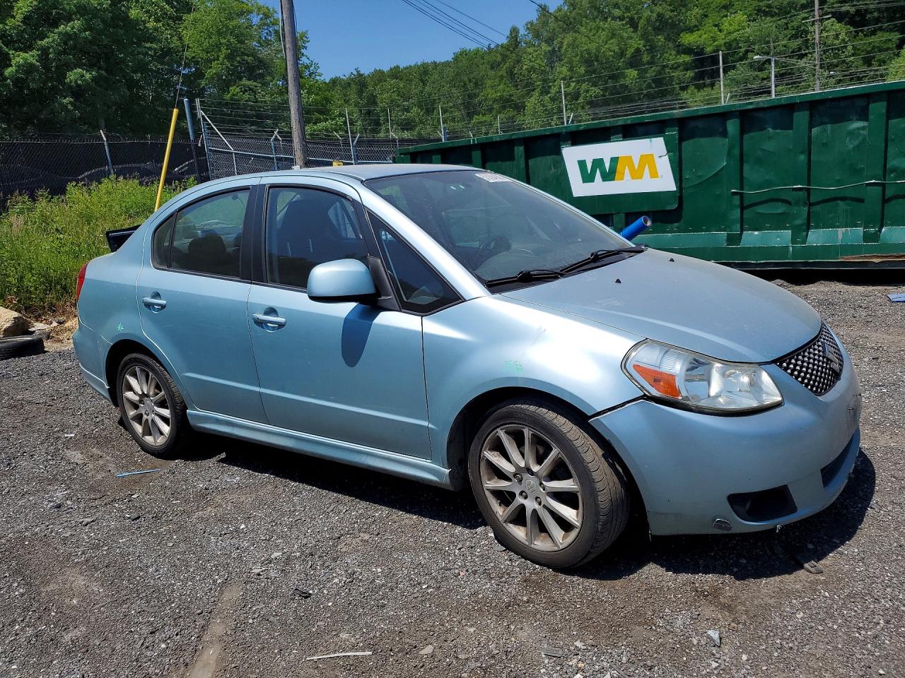 2009 Suzuki Sx4 Touring Blue vin: JS2YC417596200465