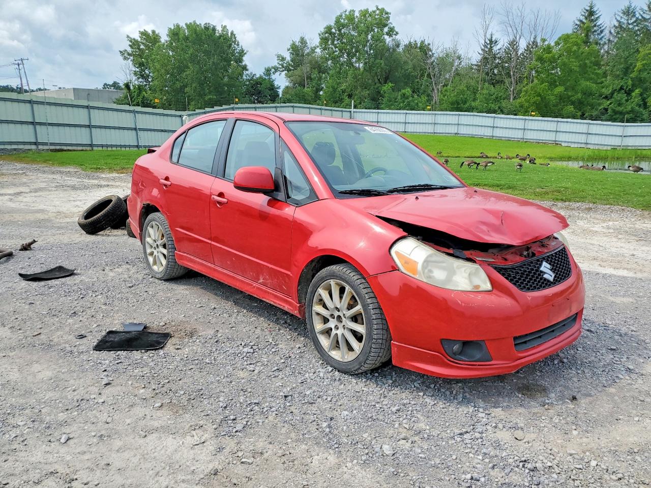 2009 Suzuki Sx4 Touring Red vin: JS2YC417X96201451