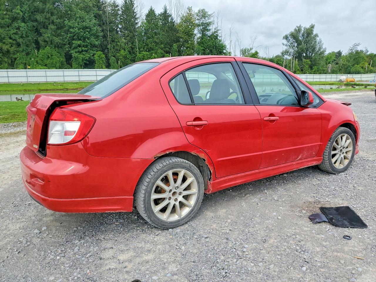 2009 Suzuki Sx4 Touring Red vin: JS2YC417X96201451