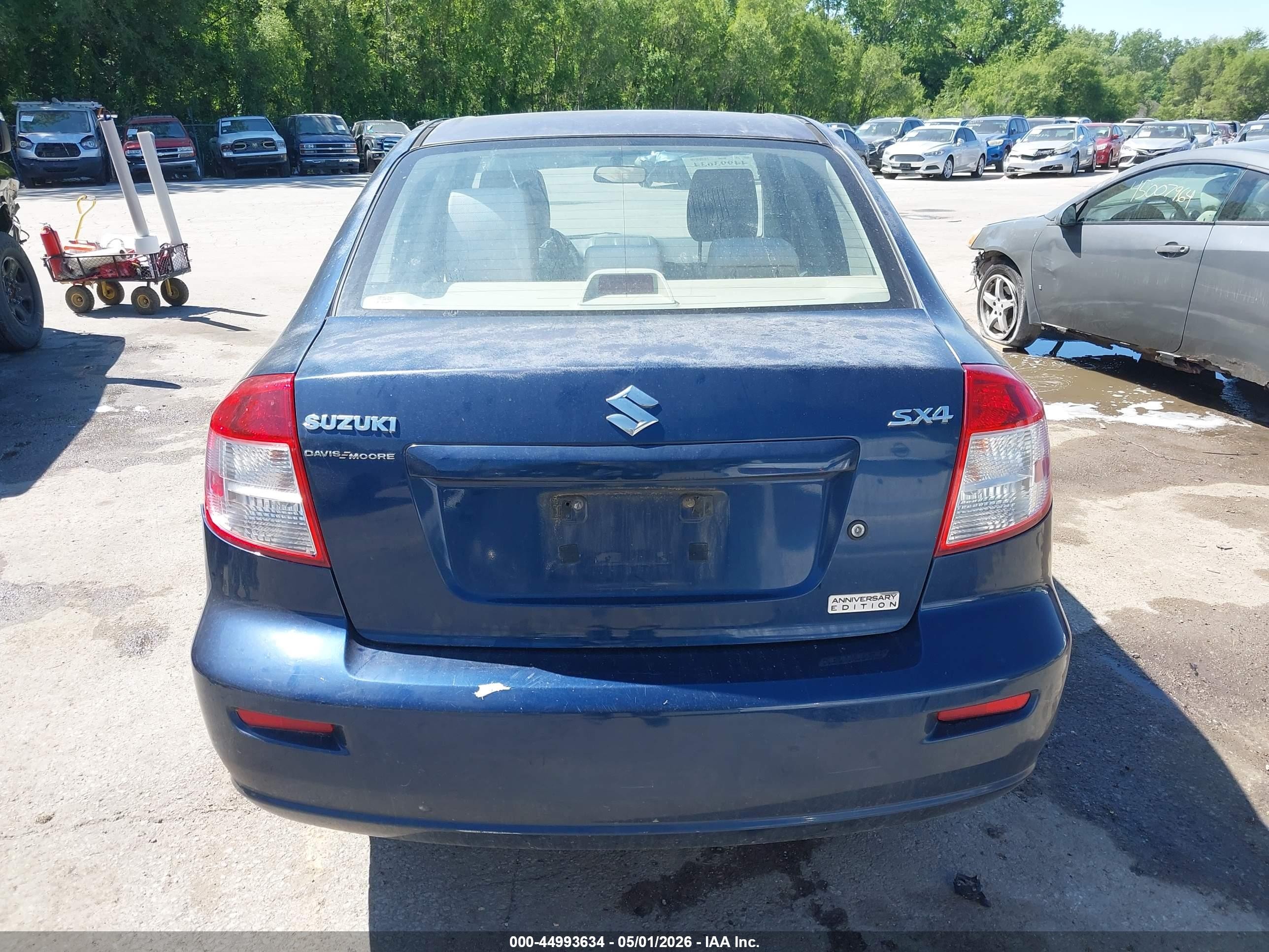 2011 Suzuki Sx4 Le/le Anniversary Edition Синий vin: JS2YC5A21B6304550