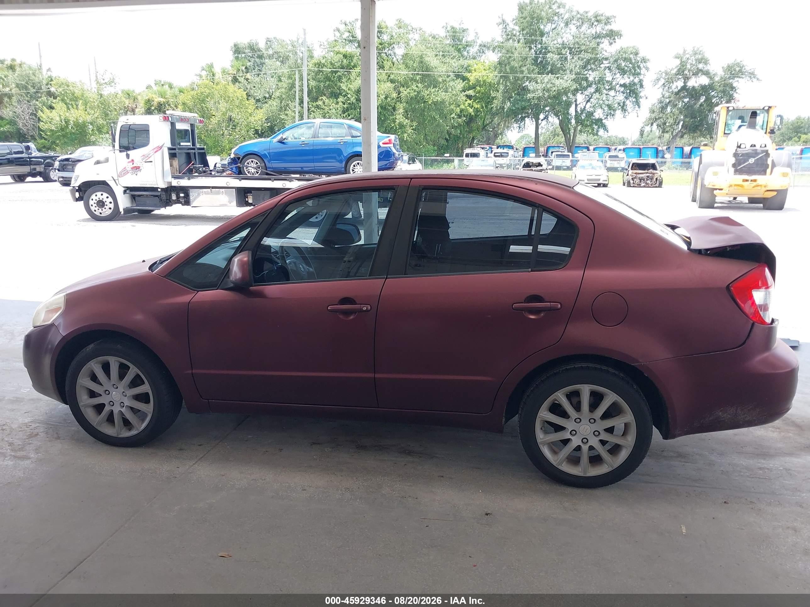 2011 Suzuki Sx4 Le/le Anniversary Edition Burgundy vin: JS2YC5A27B6303273