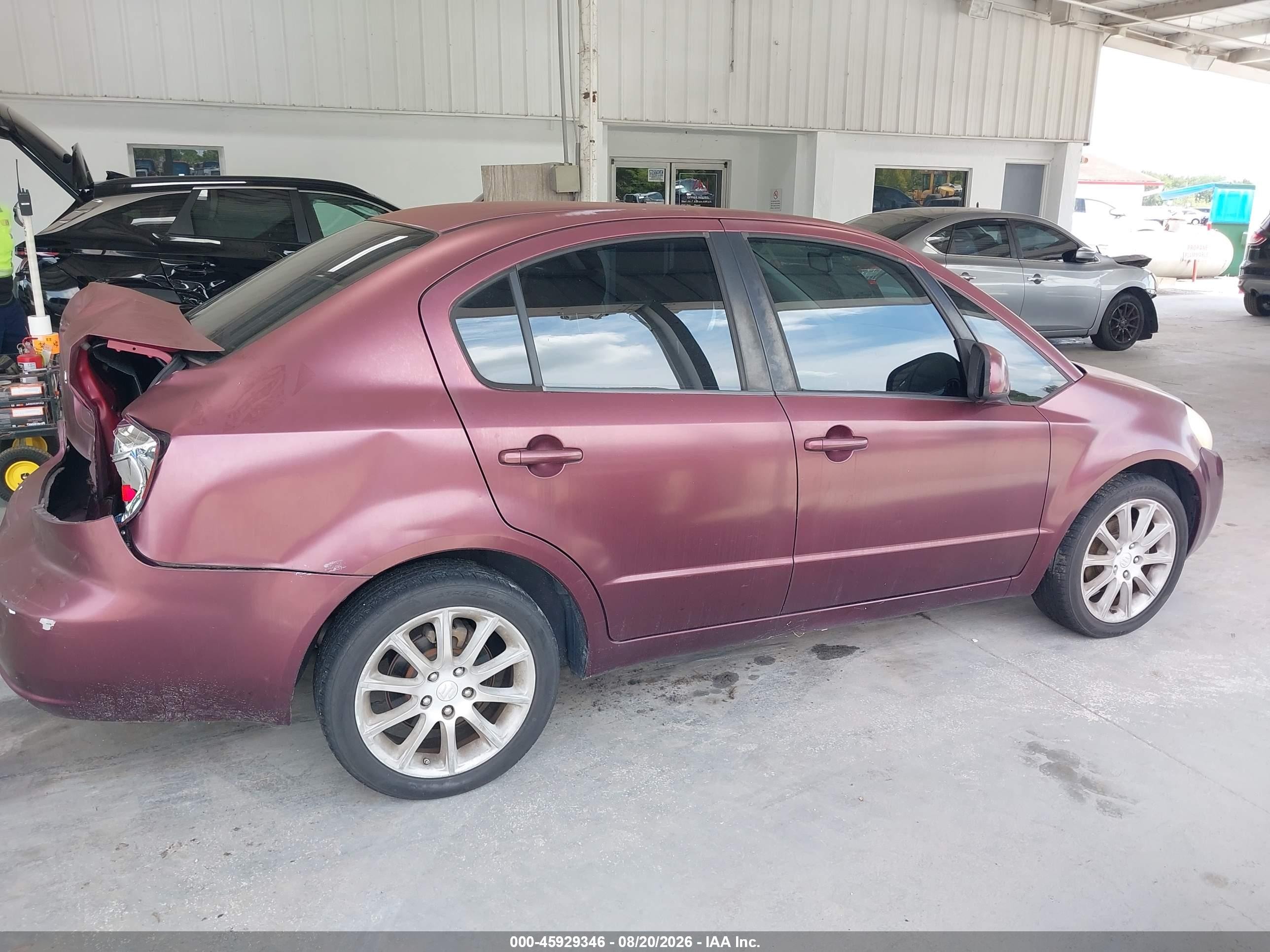 2011 Suzuki Sx4 Le/le Anniversary Edition Burgundy vin: JS2YC5A27B6303273