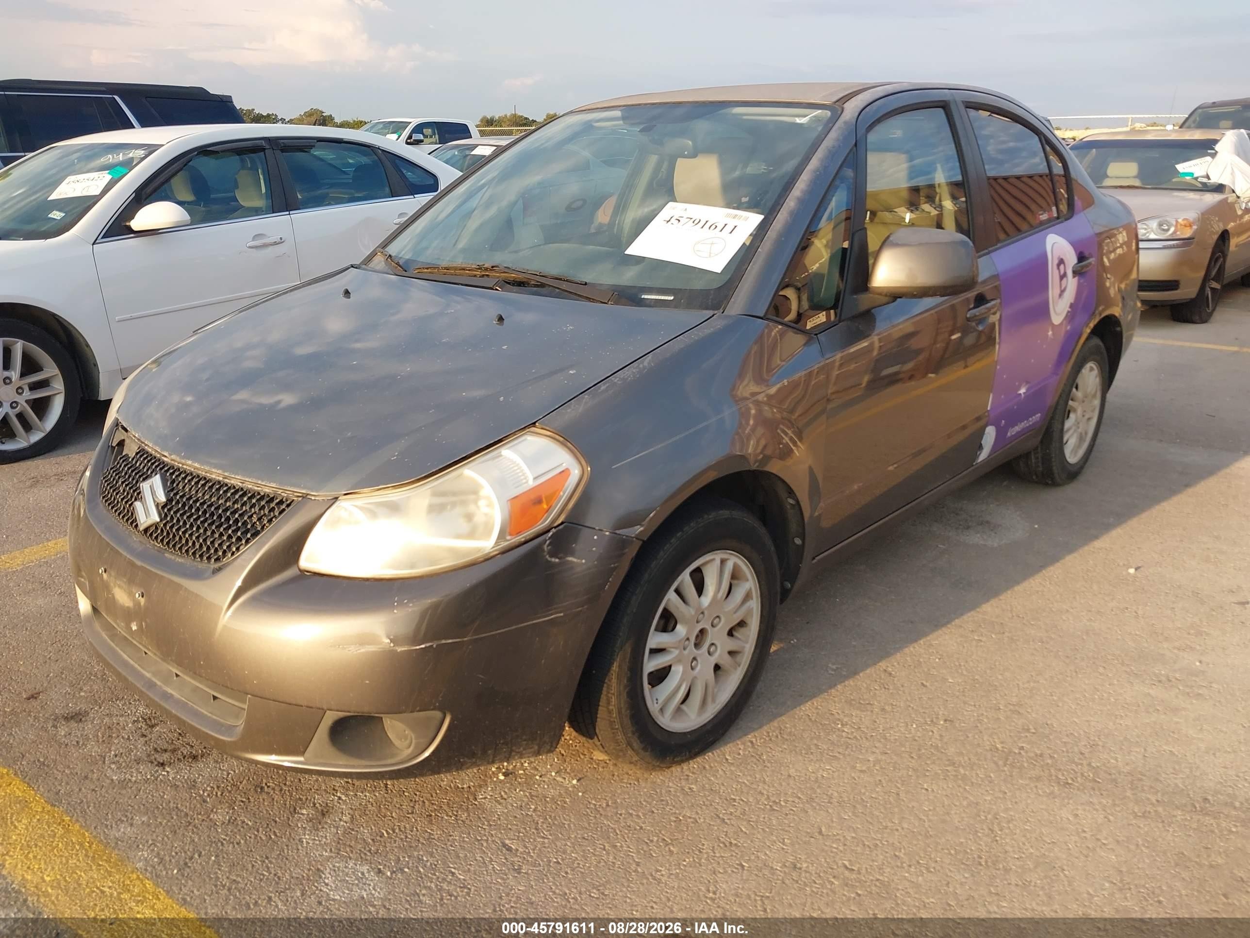 2012 Suzuki Sx4 Le/le Popular Gray vin: JS2YC5A38C6302501