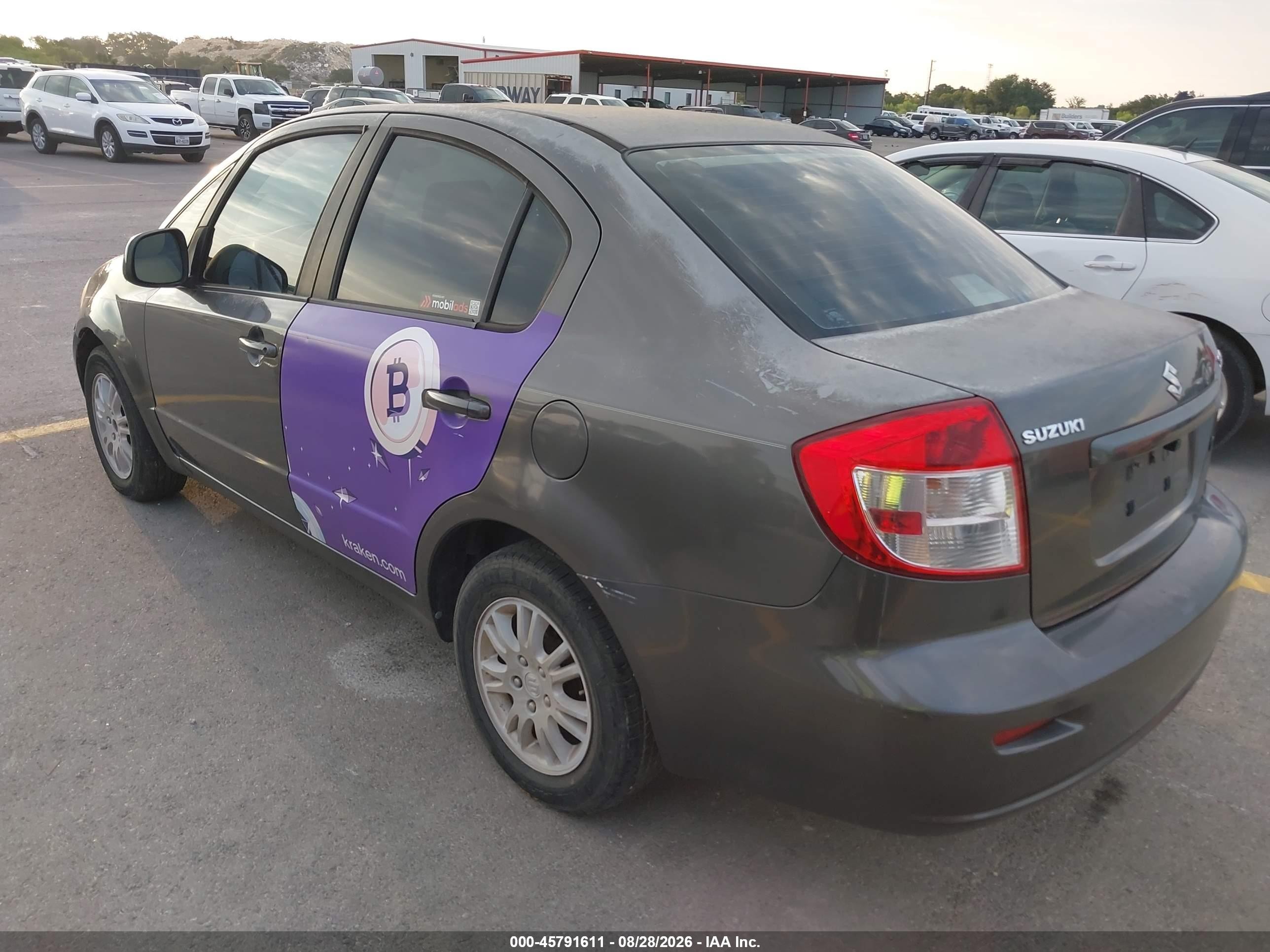 2012 Suzuki Sx4 Le/le Popular Gray vin: JS2YC5A38C6302501