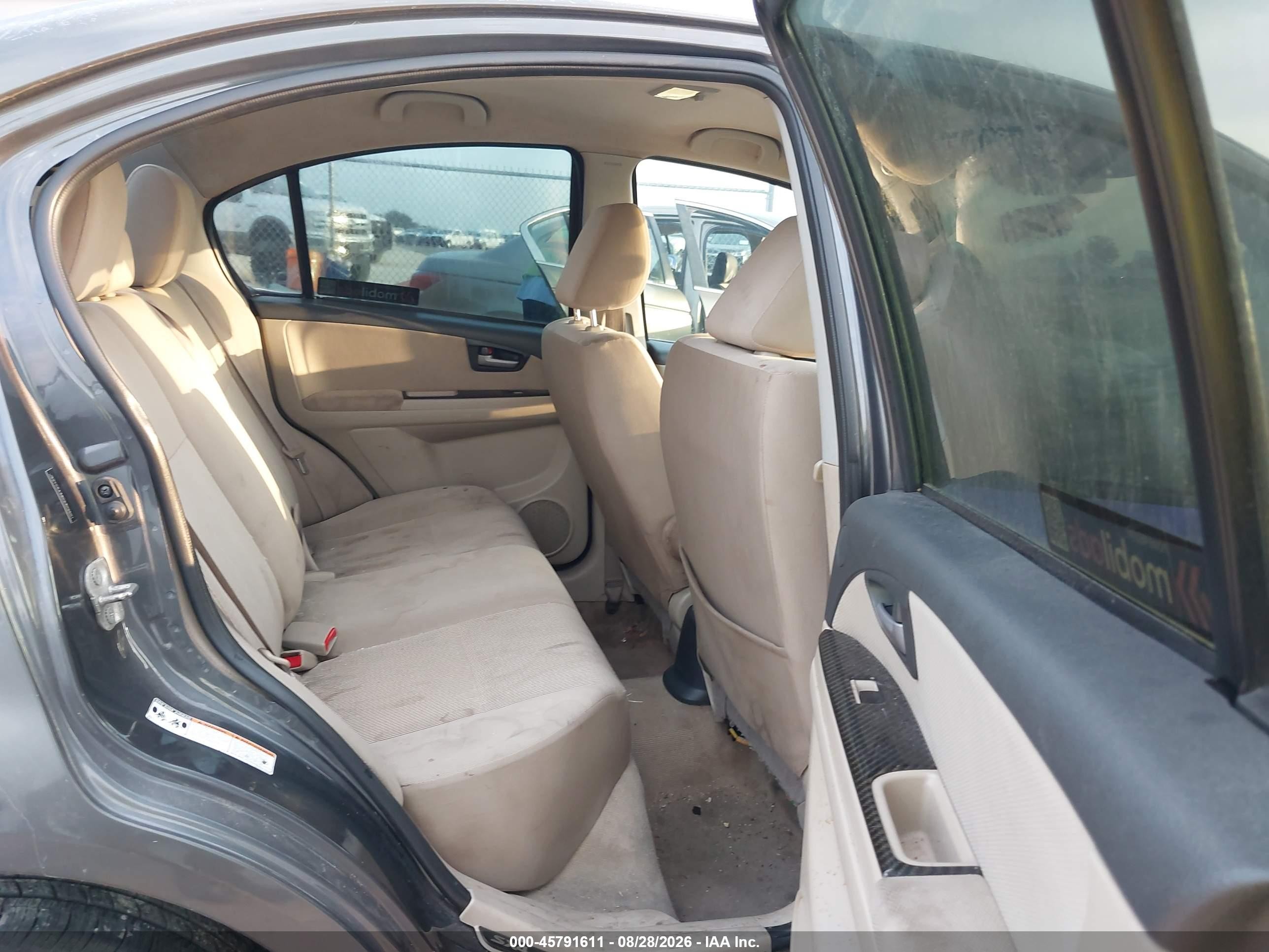 2012 Suzuki Sx4 Le/le Popular Gray vin: JS2YC5A38C6302501