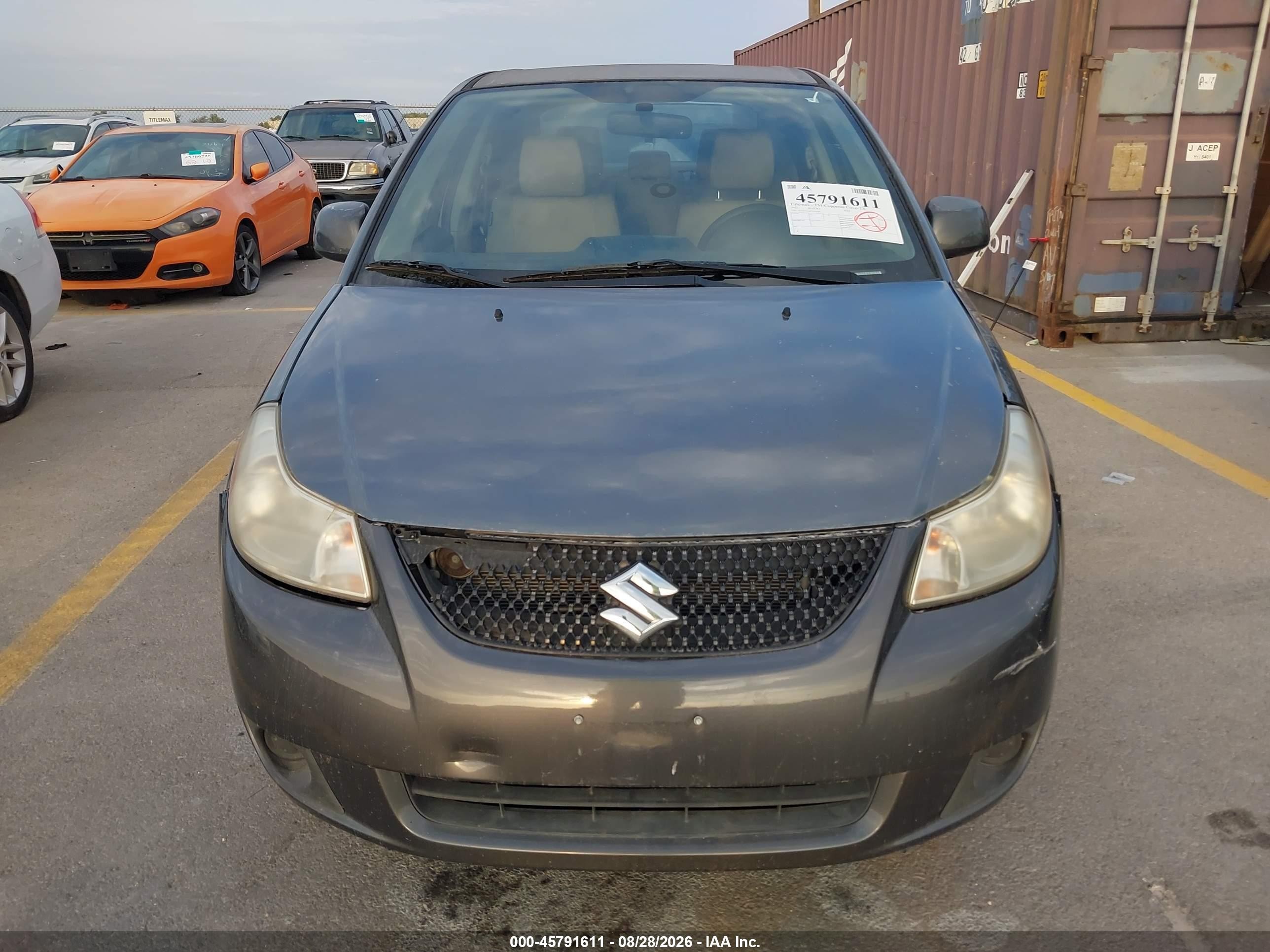 2012 Suzuki Sx4 Le/le Popular Gray vin: JS2YC5A38C6302501