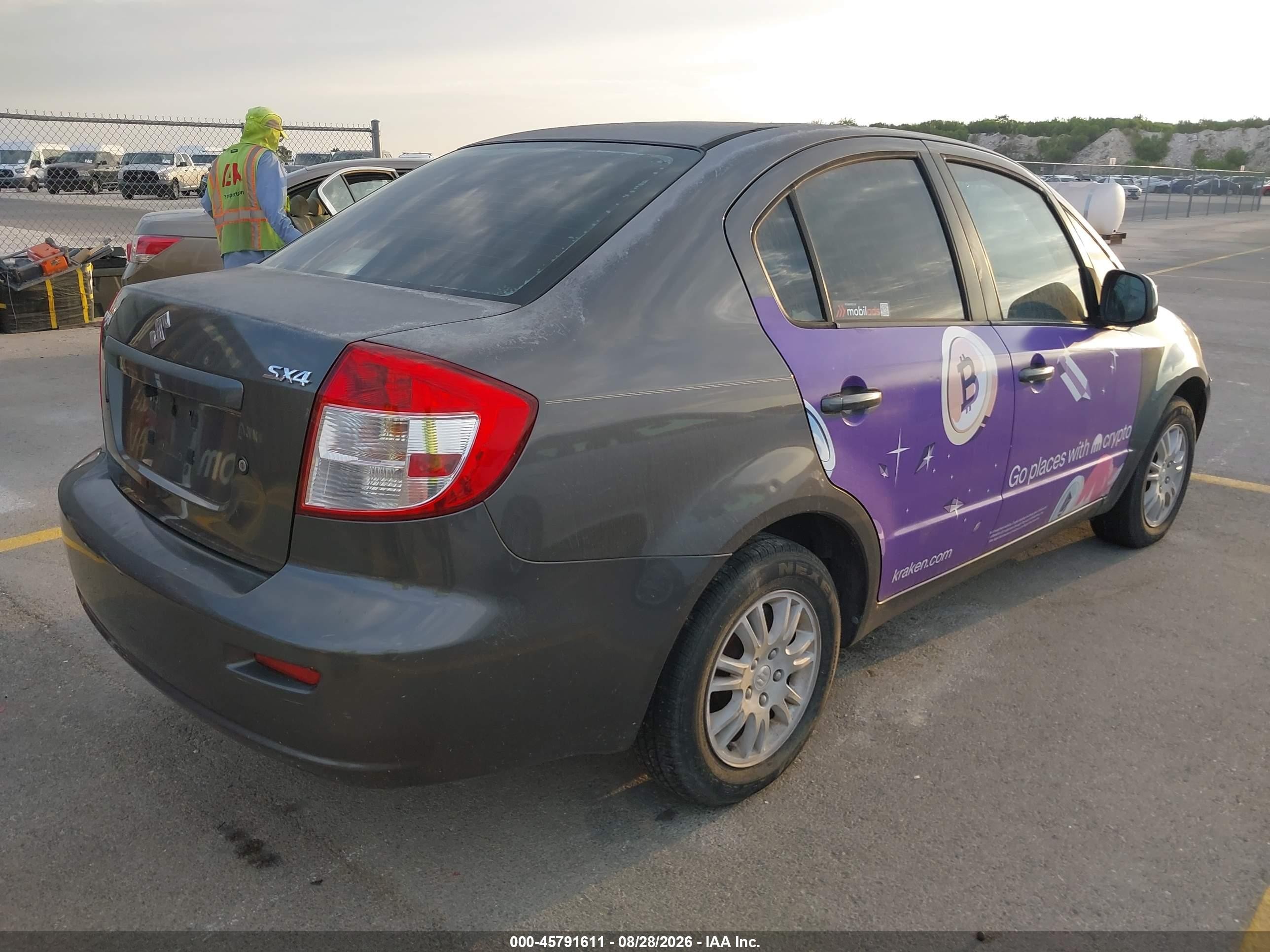 2012 Suzuki Sx4 Le/le Popular Gray vin: JS2YC5A38C6302501