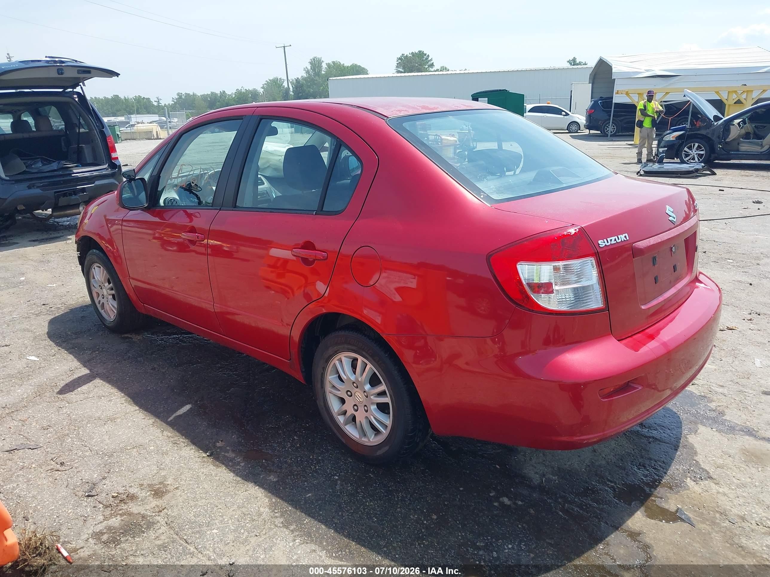2012 Suzuki Sx4 Le/le Popular Красный vin: JS2YC5A38C6303941