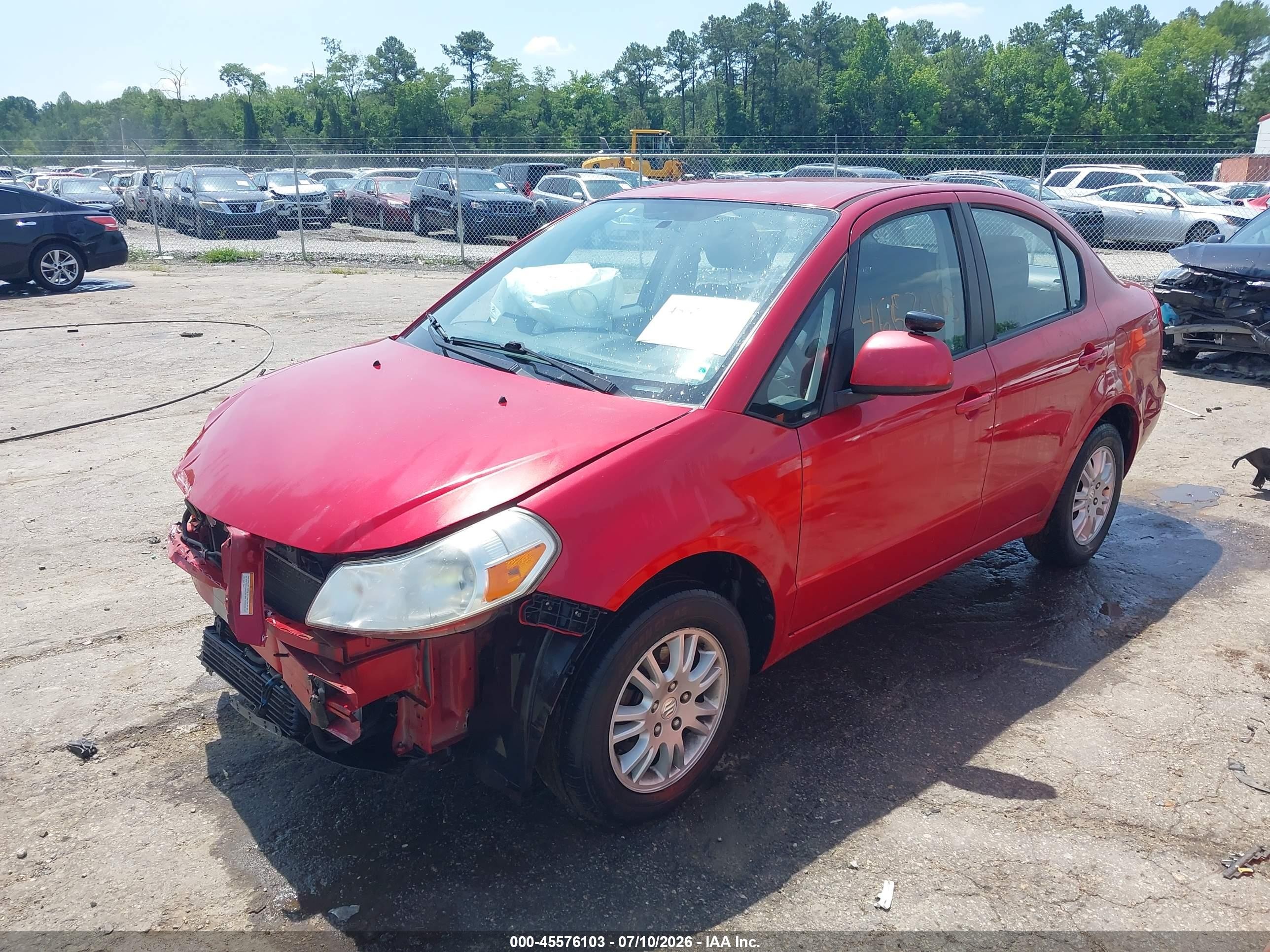 2012 Suzuki Sx4 Le/le Popular Красный vin: JS2YC5A38C6303941