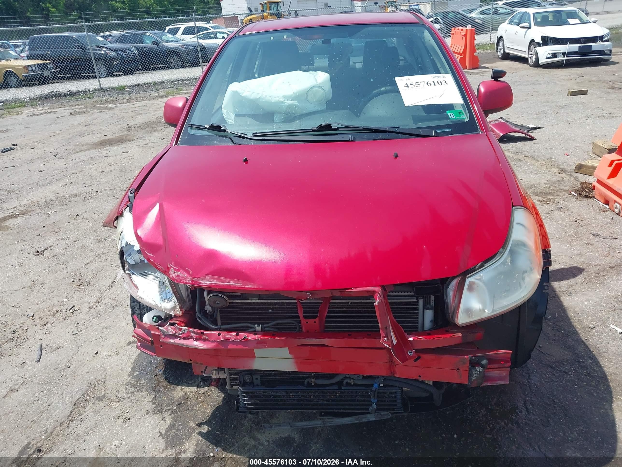 2012 Suzuki Sx4 Le/le Popular Красный vin: JS2YC5A38C6303941