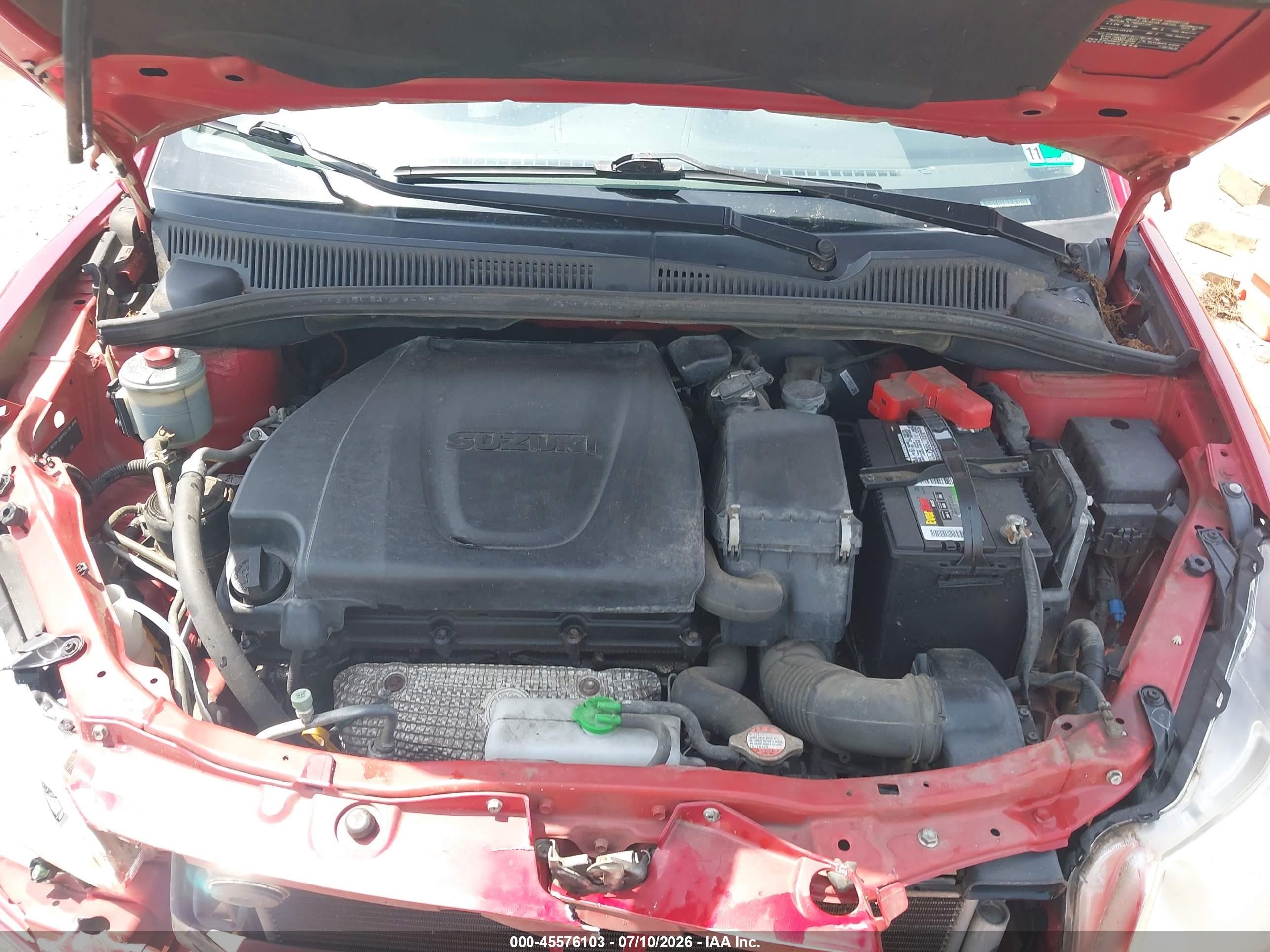 2012 Suzuki Sx4 Le/le Popular Красный vin: JS2YC5A38C6303941