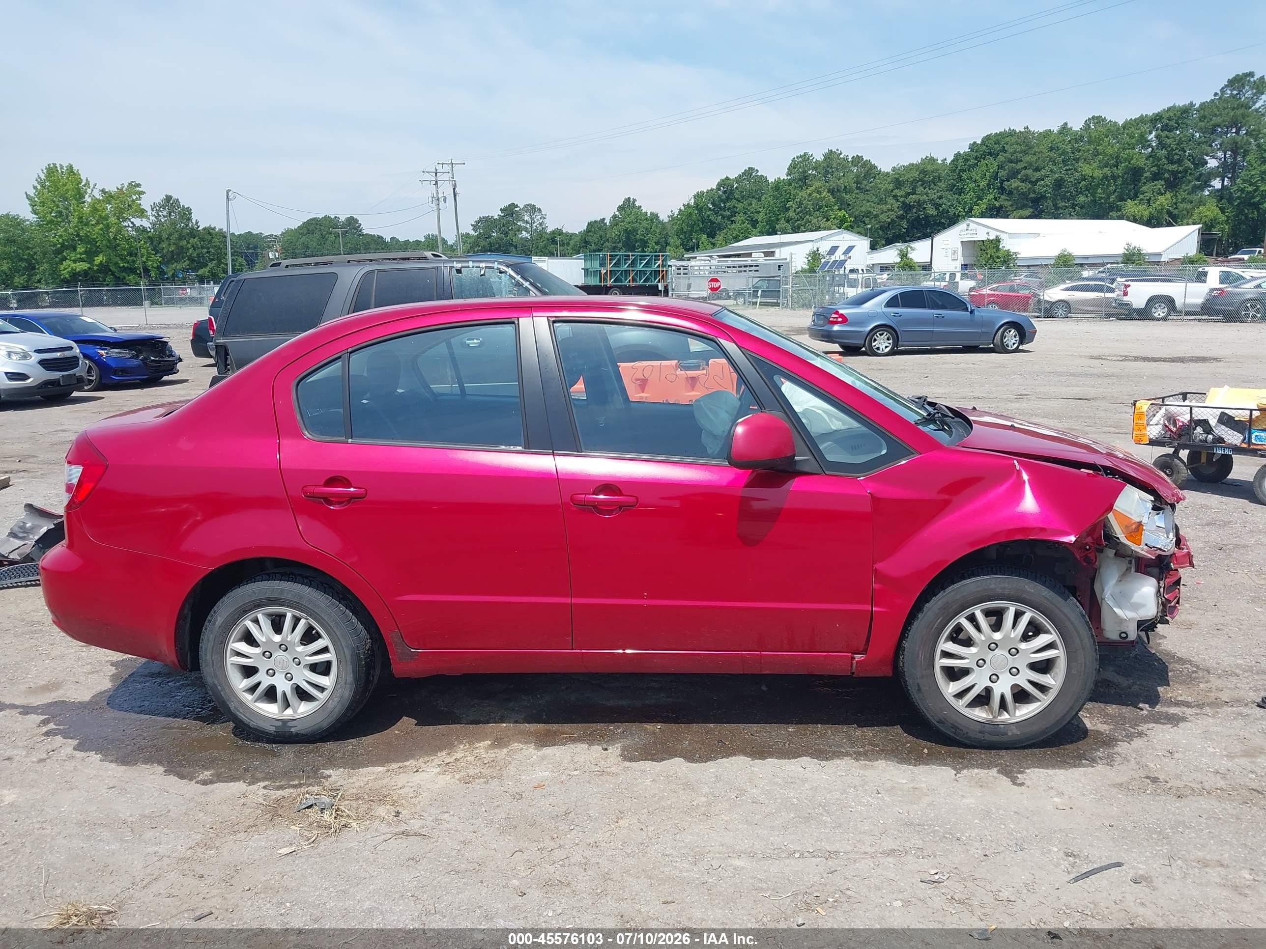 2012 Suzuki Sx4 Le/le Popular Красный vin: JS2YC5A38C6303941