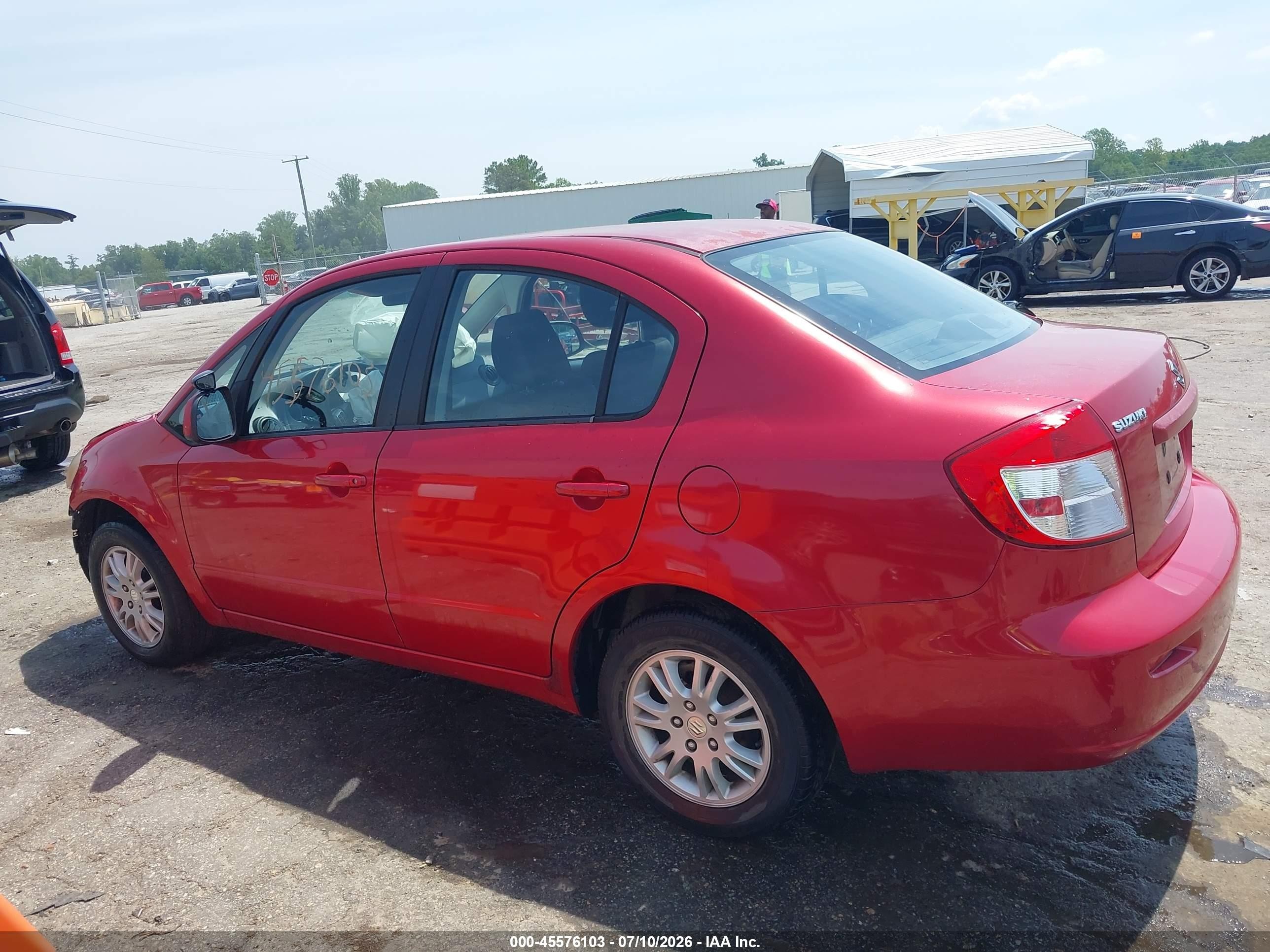 2012 Suzuki Sx4 Le/le Popular Красный vin: JS2YC5A38C6303941