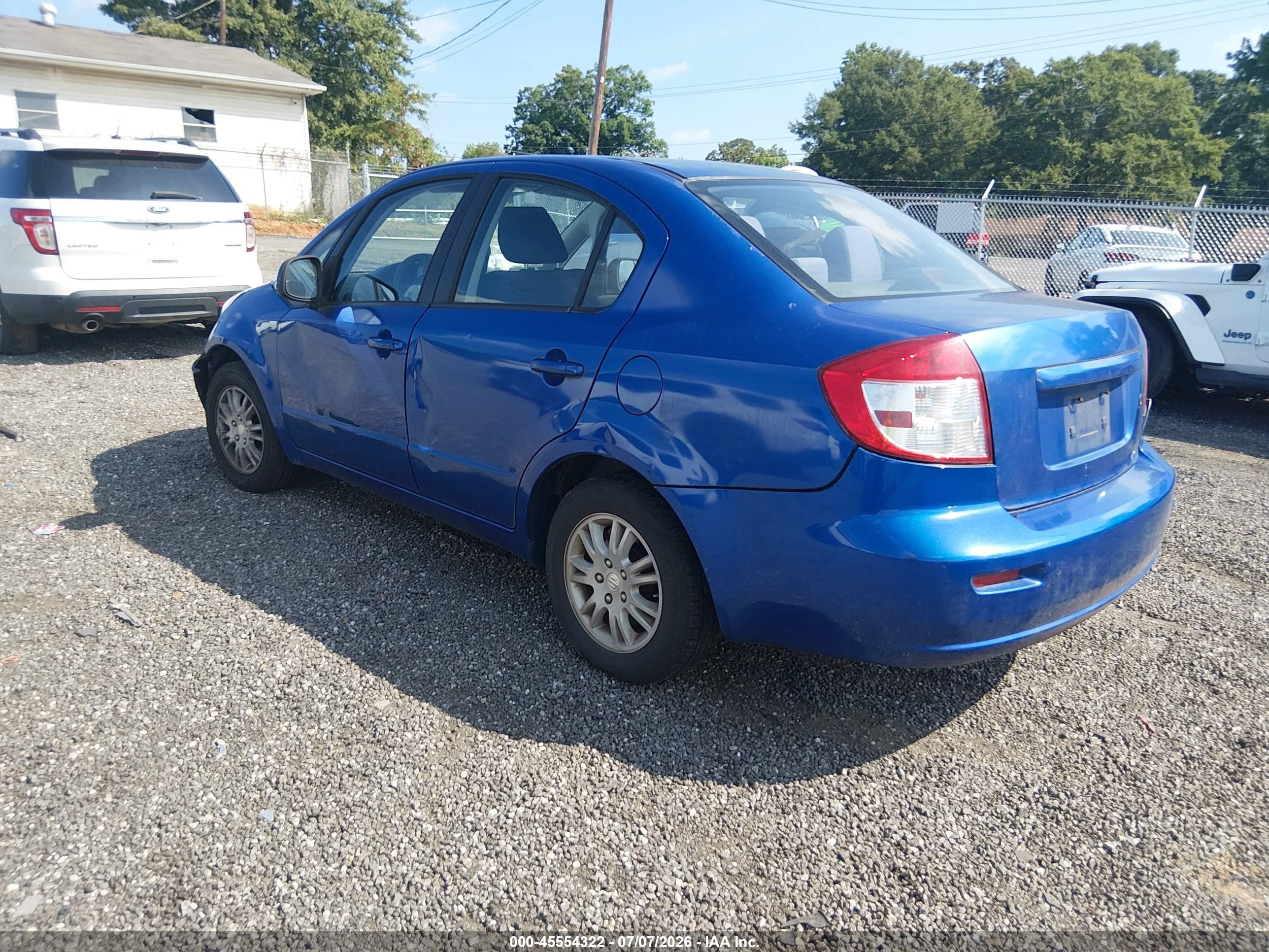 2013 Suzuki Sx4 Le/le Popular Blue vin: JS2YC5A39D6101157