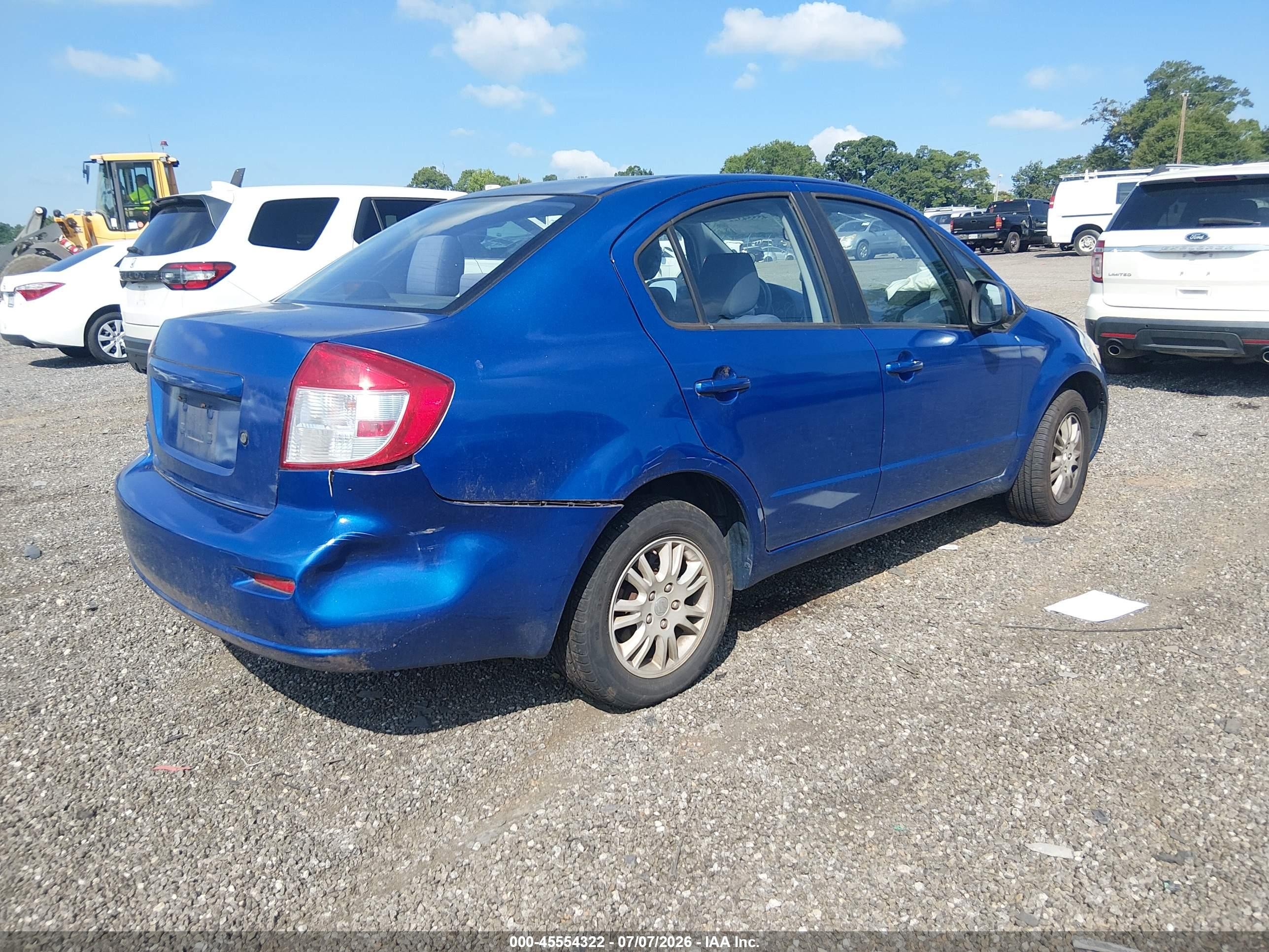 2013 Suzuki Sx4 Le/le Popular Blue vin: JS2YC5A39D6101157