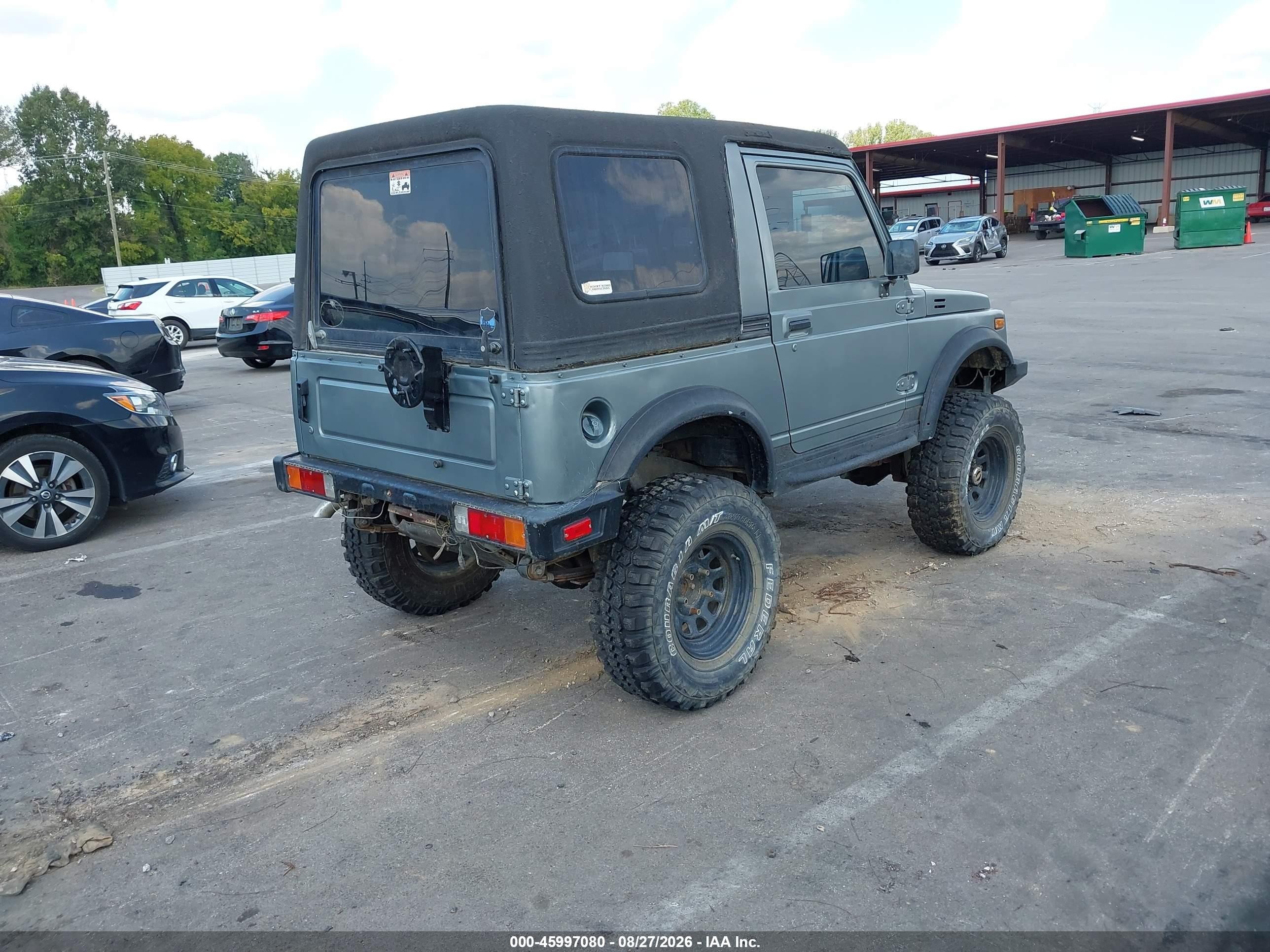 1988 Suzuki Samurai   Gray vin: JS3JC51C2J4208961