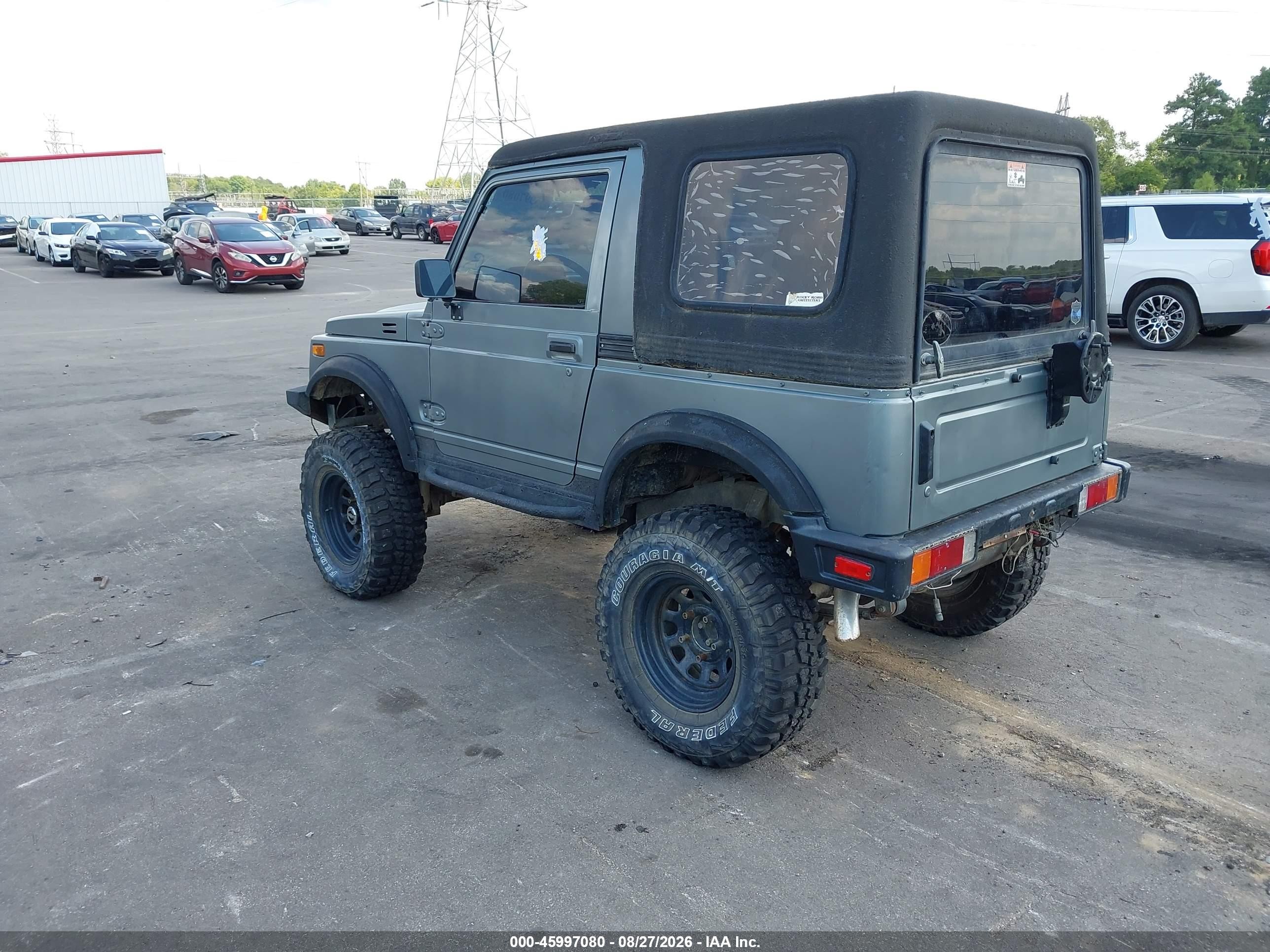 1988 Suzuki Samurai   Gray vin: JS3JC51C2J4208961