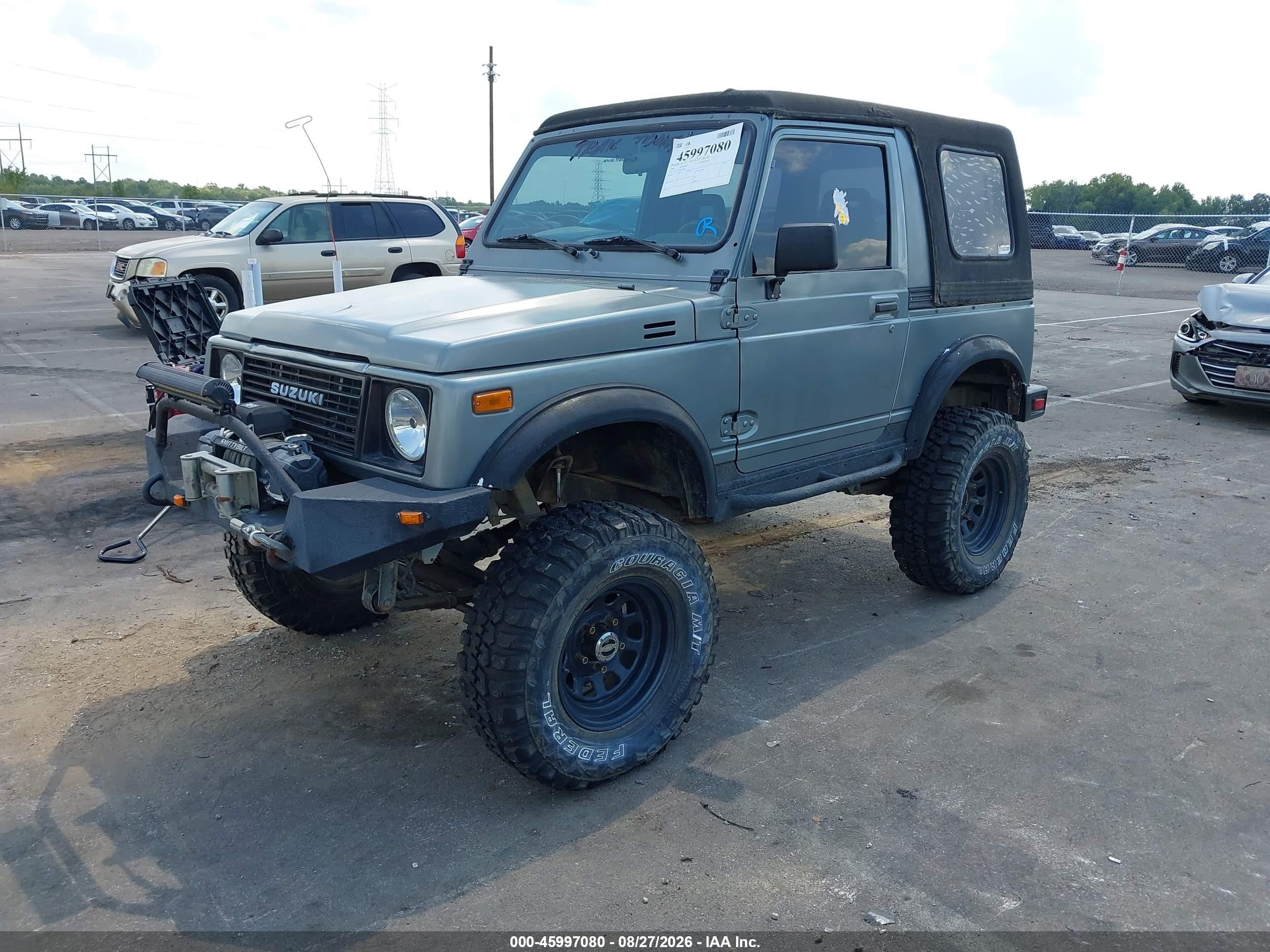 1988 Suzuki Samurai   Gray vin: JS3JC51C2J4208961