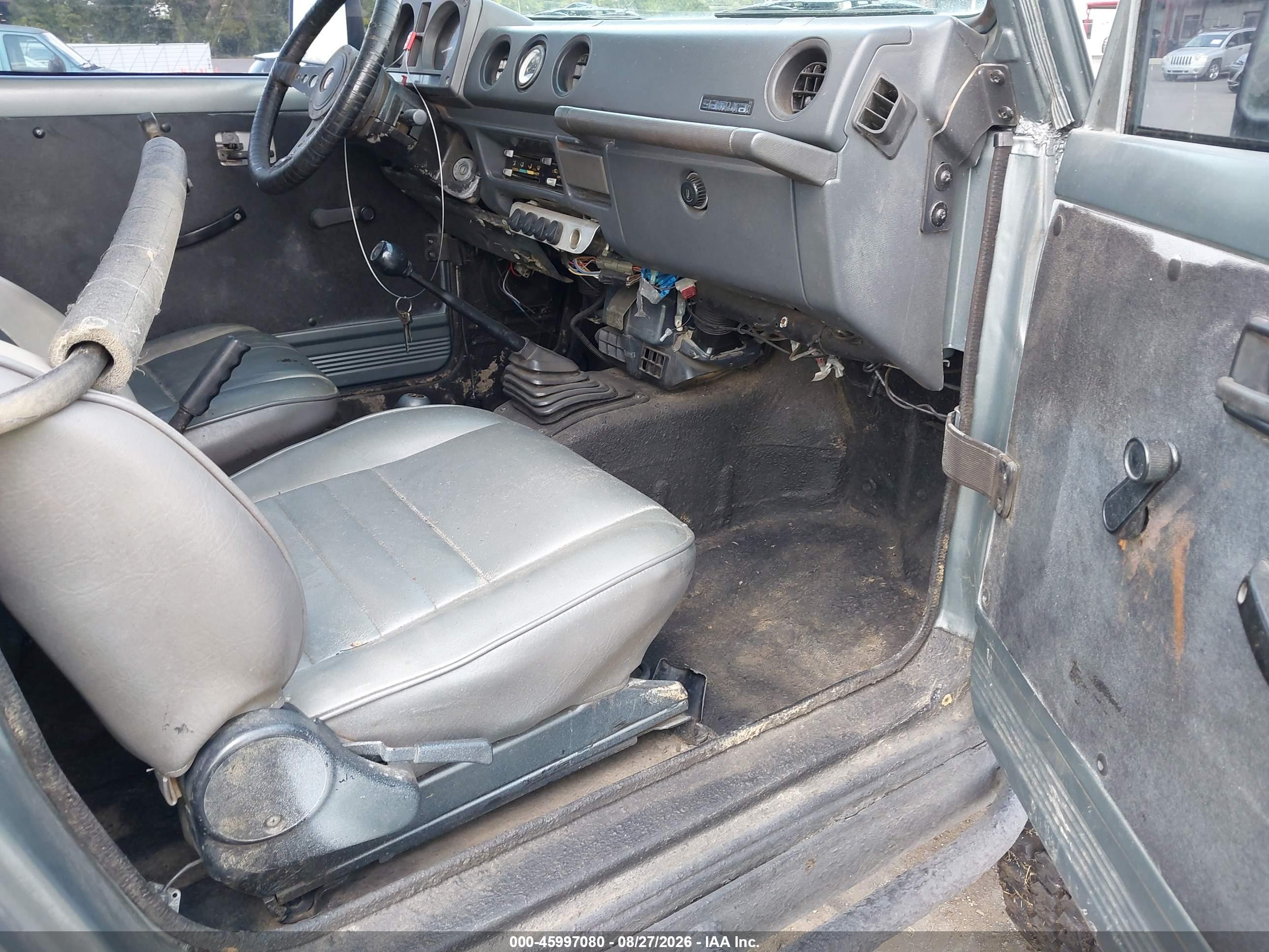1988 Suzuki Samurai   Gray vin: JS3JC51C2J4208961