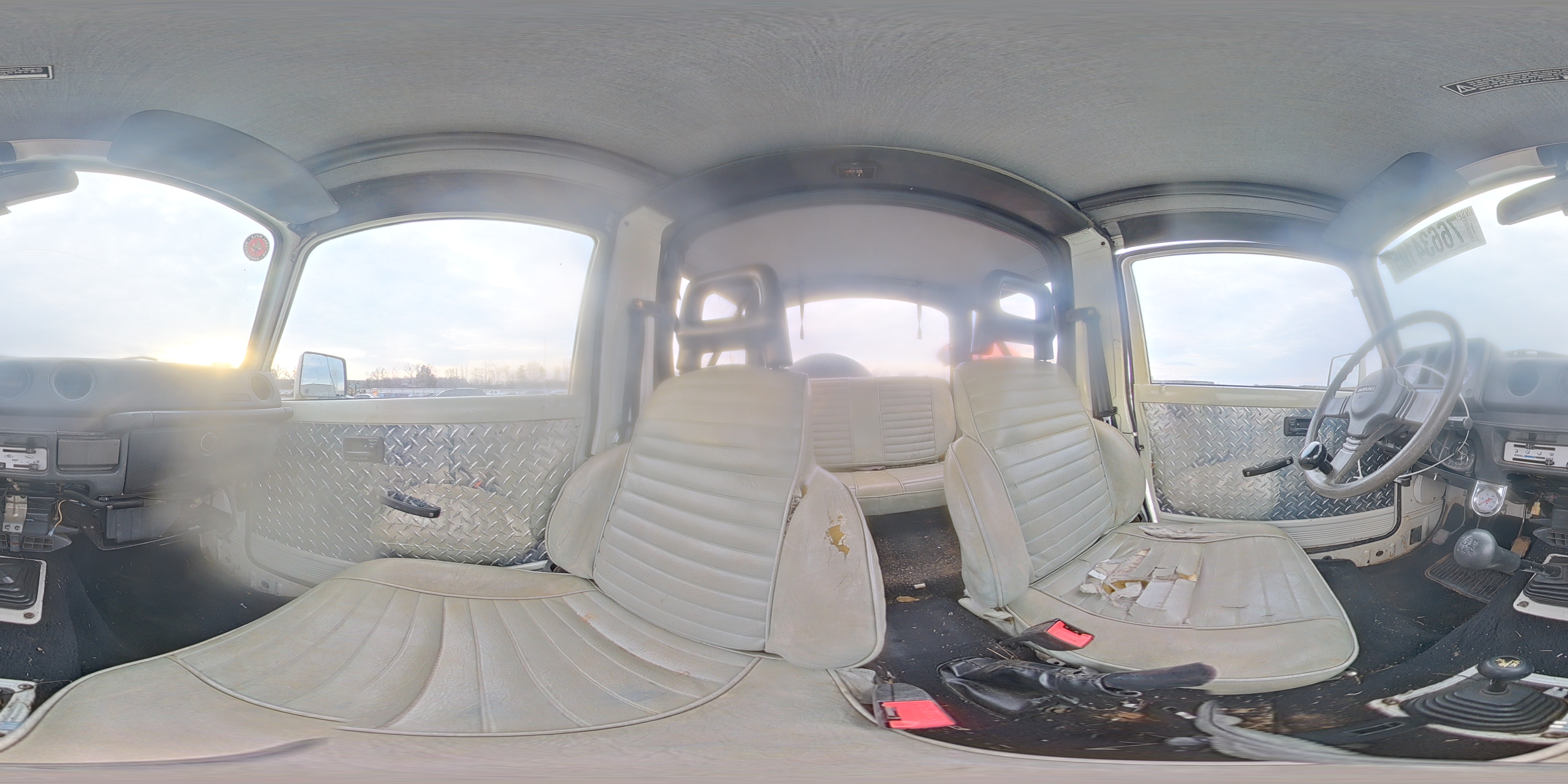 1986 Suzuki Samurai White vin: JS3JC51C8G4125415