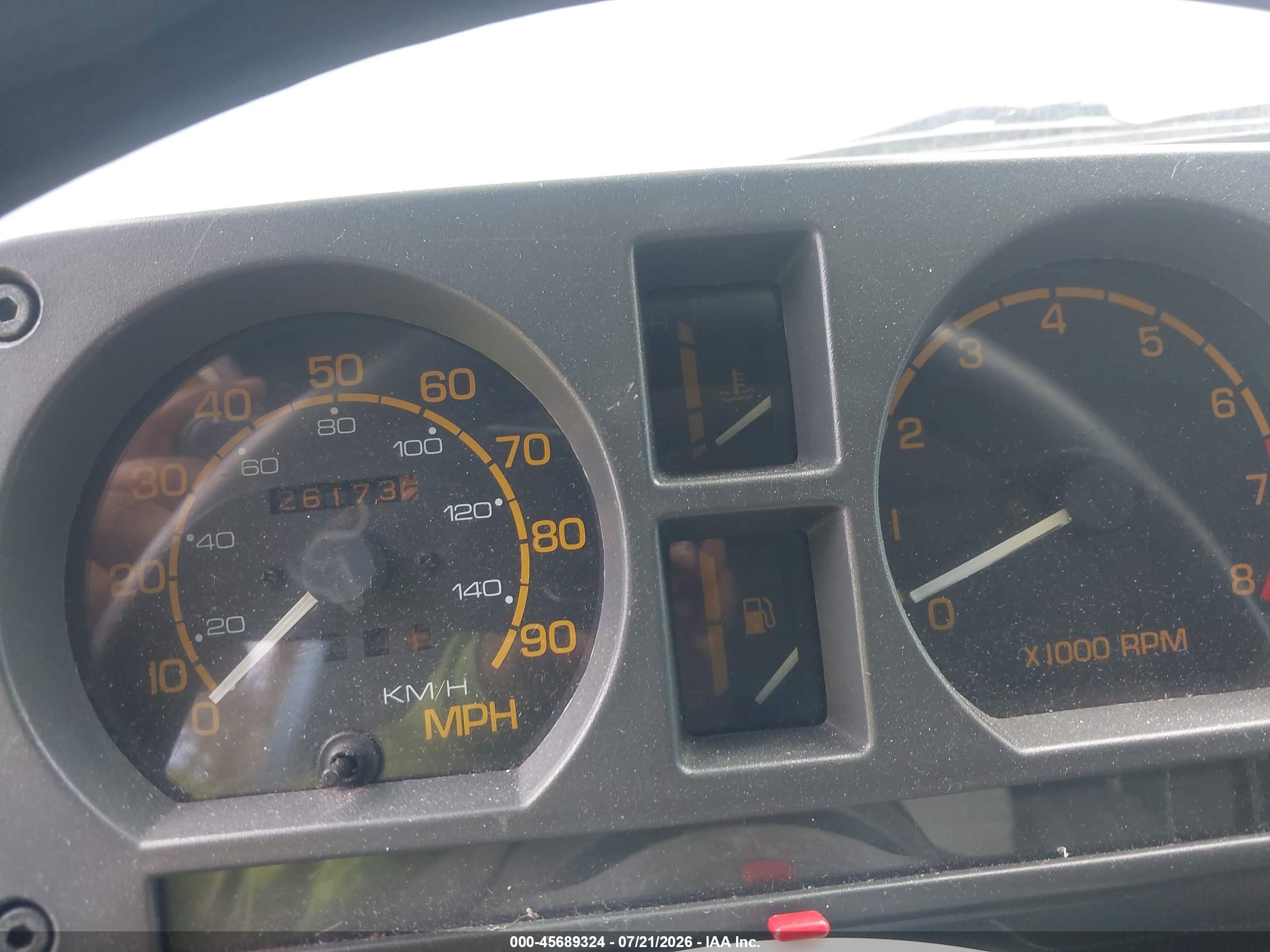 1986 Suzuki Samurai Blue vin: JS3JC51V0G4100655