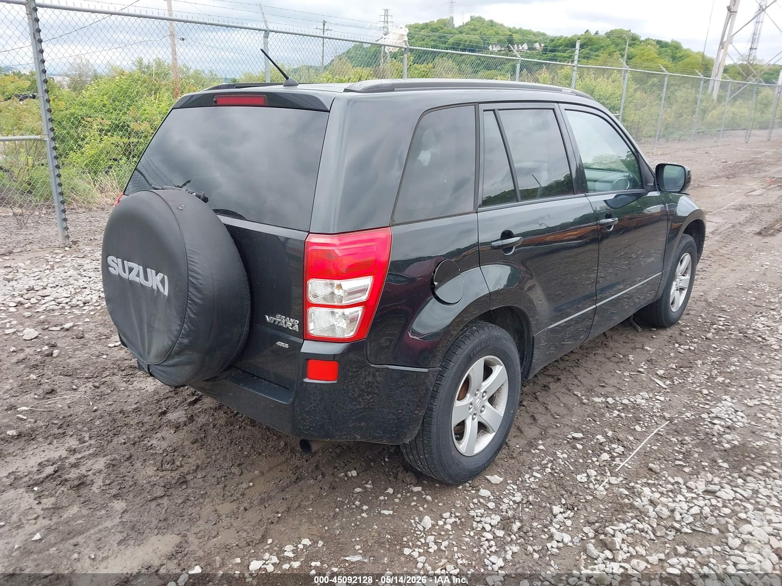 2009 Suzuki Grand Vitara Xsport Black vin: JS3TD044194101070