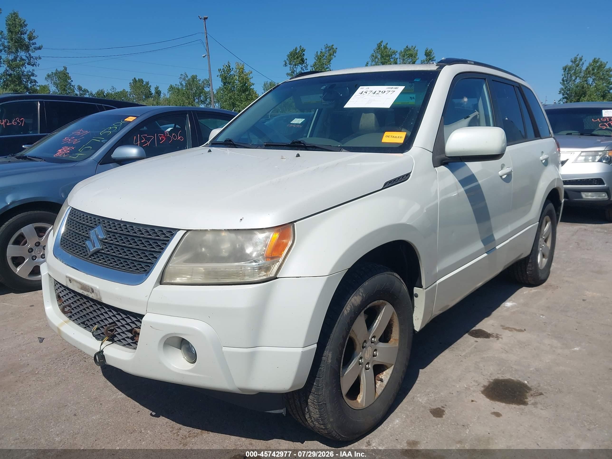 2009 Suzuki Grand Vitara Xsport White vin: JS3TD044694100688