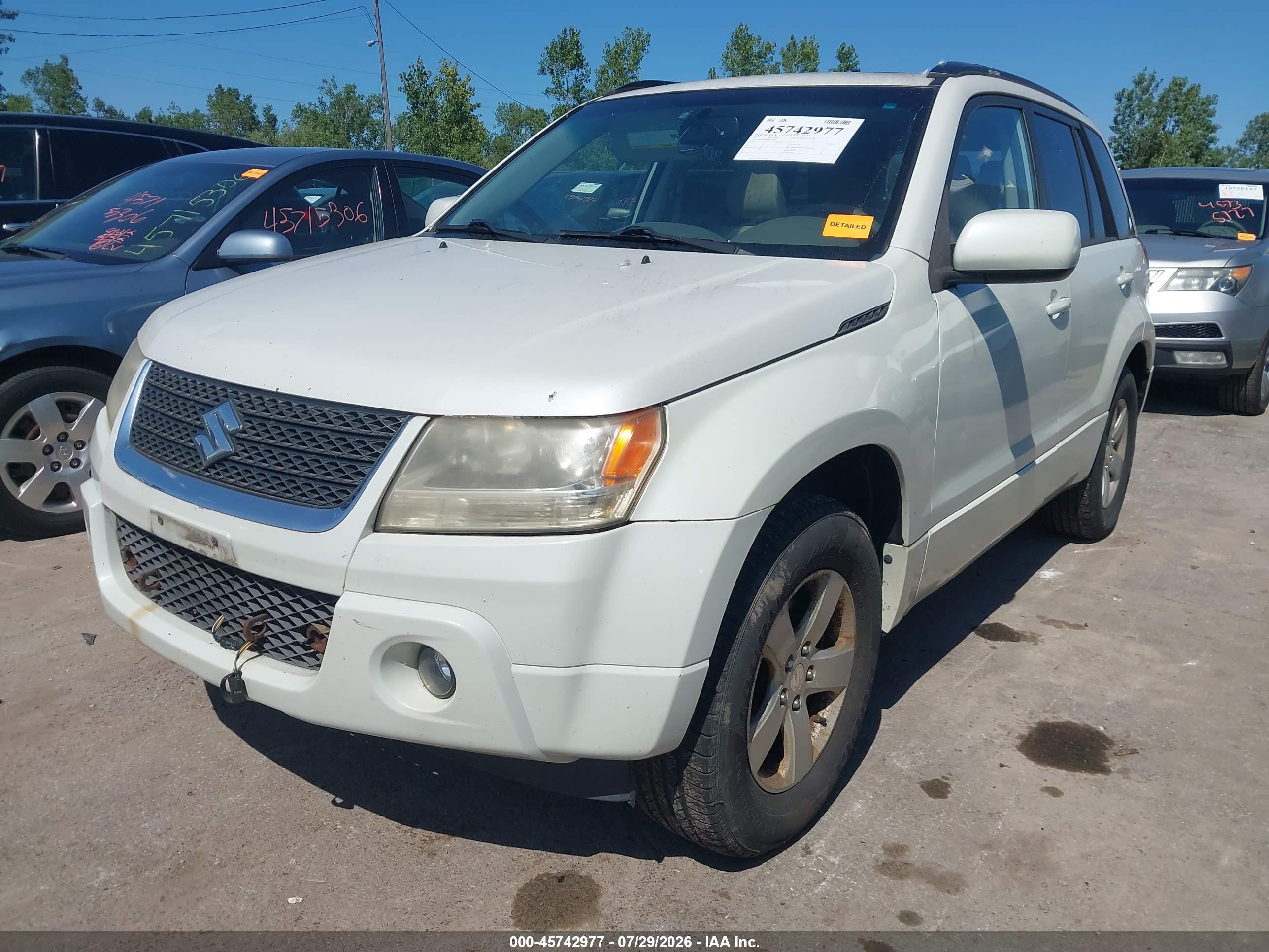 2009 Suzuki Grand Vitara Xsport White vin: JS3TD044694100688